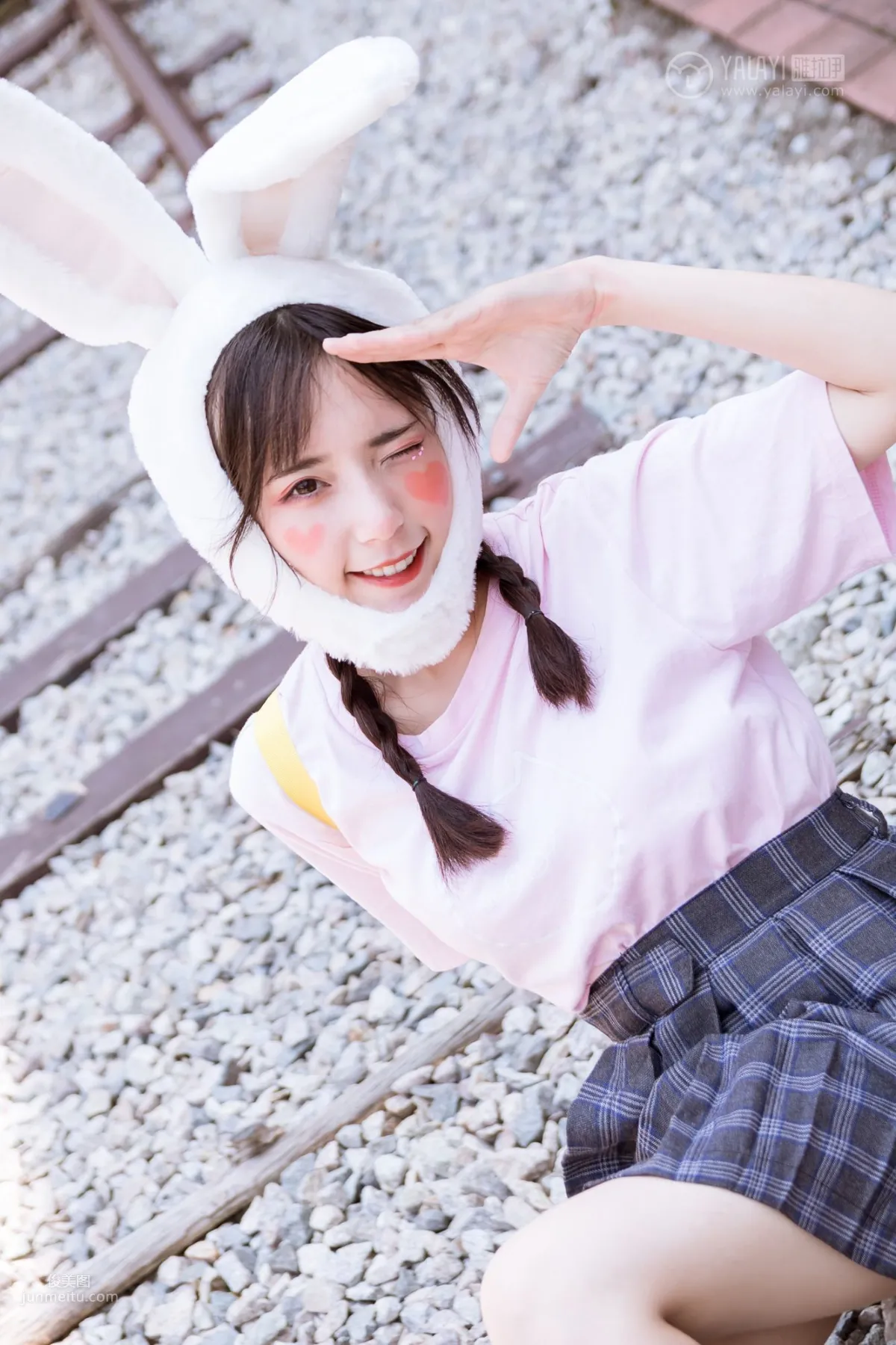 [YALAYI] 2019.04.20 No.251 Good Little Bunny, A Cheng photo 18