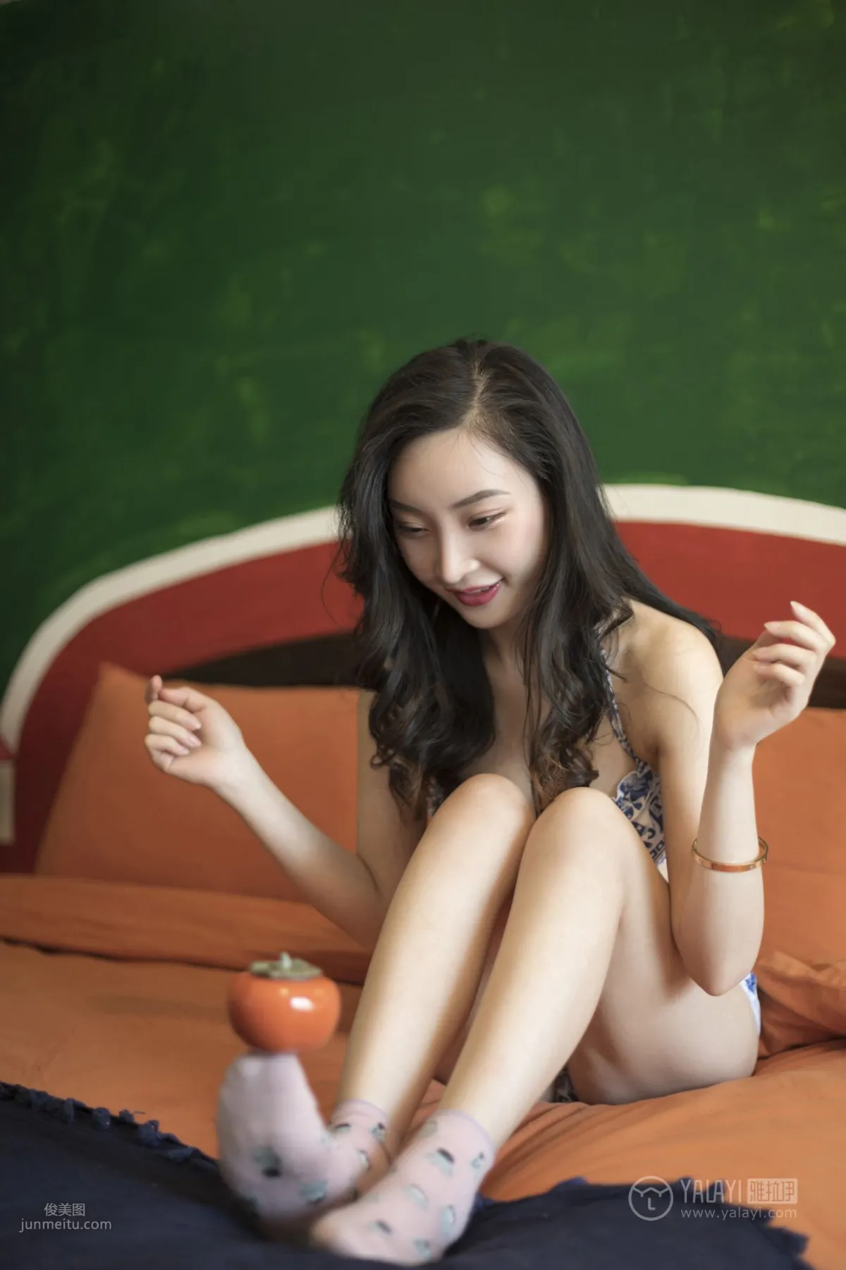 [YALAYI] 2019.04.10 No.241 Ankle Socks Persimmon Zhao Xueqing photo 18