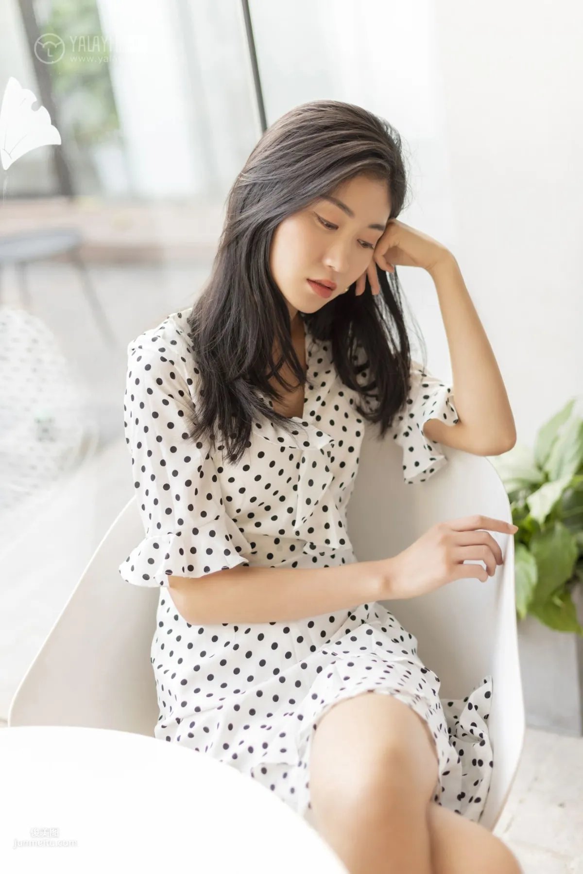 [YALAYI] 2019.05.01 No.264 Polka Dot Girl Qiao Meier photo 7