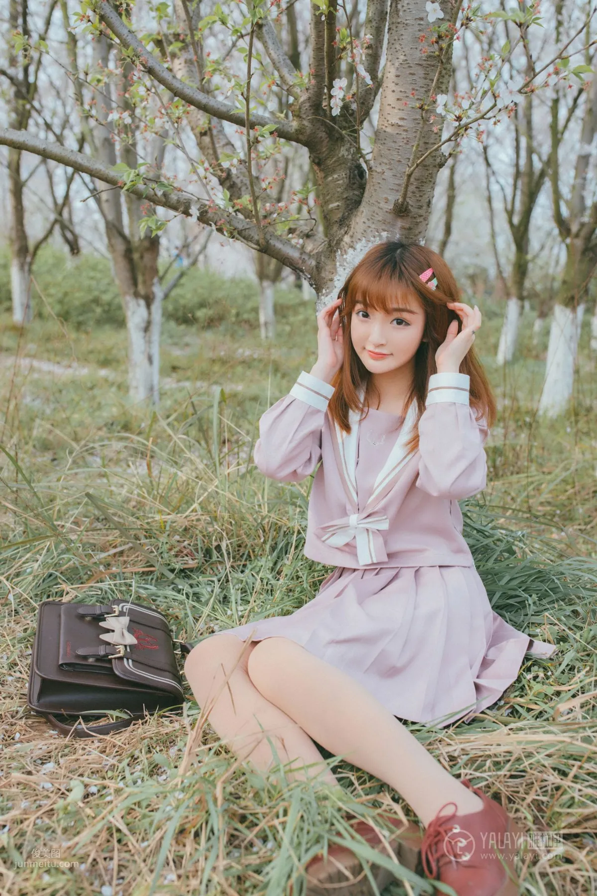 [YALAYI雅拉伊] 2019.04.15 No.246 樱花樱花想见你 团团_10