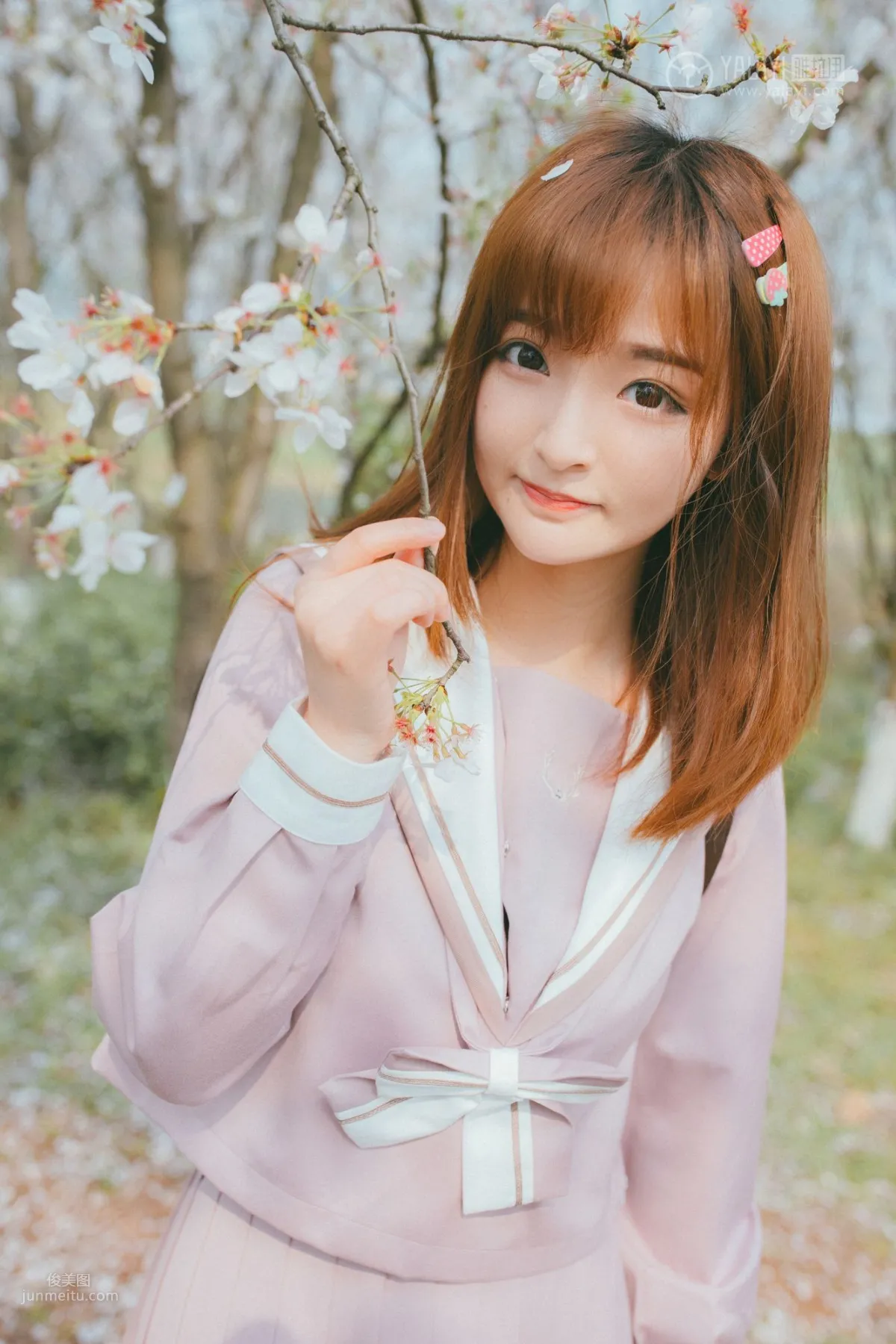 [YALAYI雅拉伊] 2019.04.15 No.246 樱花樱花想见你 团团_7