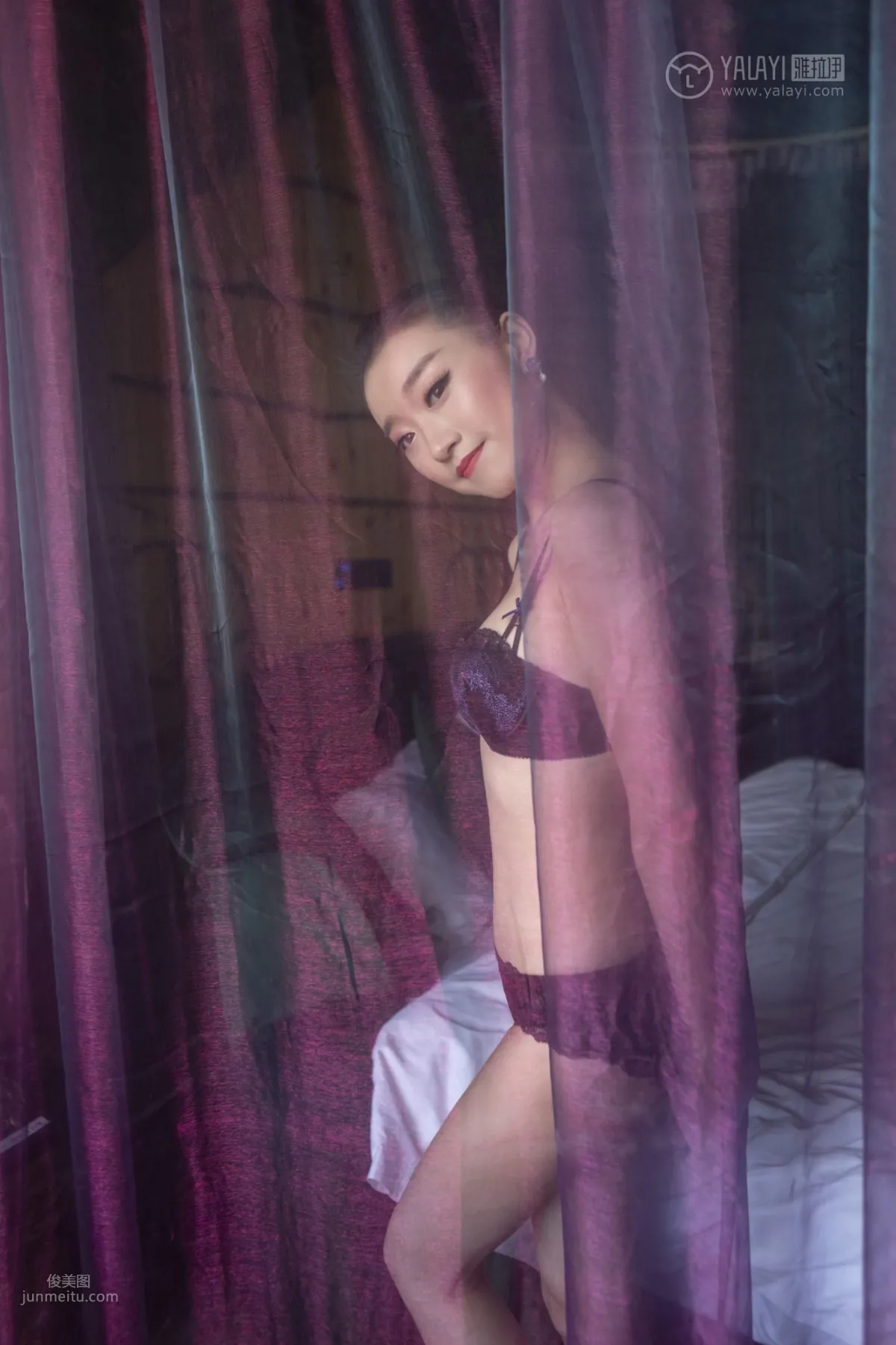 [YALAYI] 2019.03.29 No.228 Purple Gauze Xin Yi photo 33