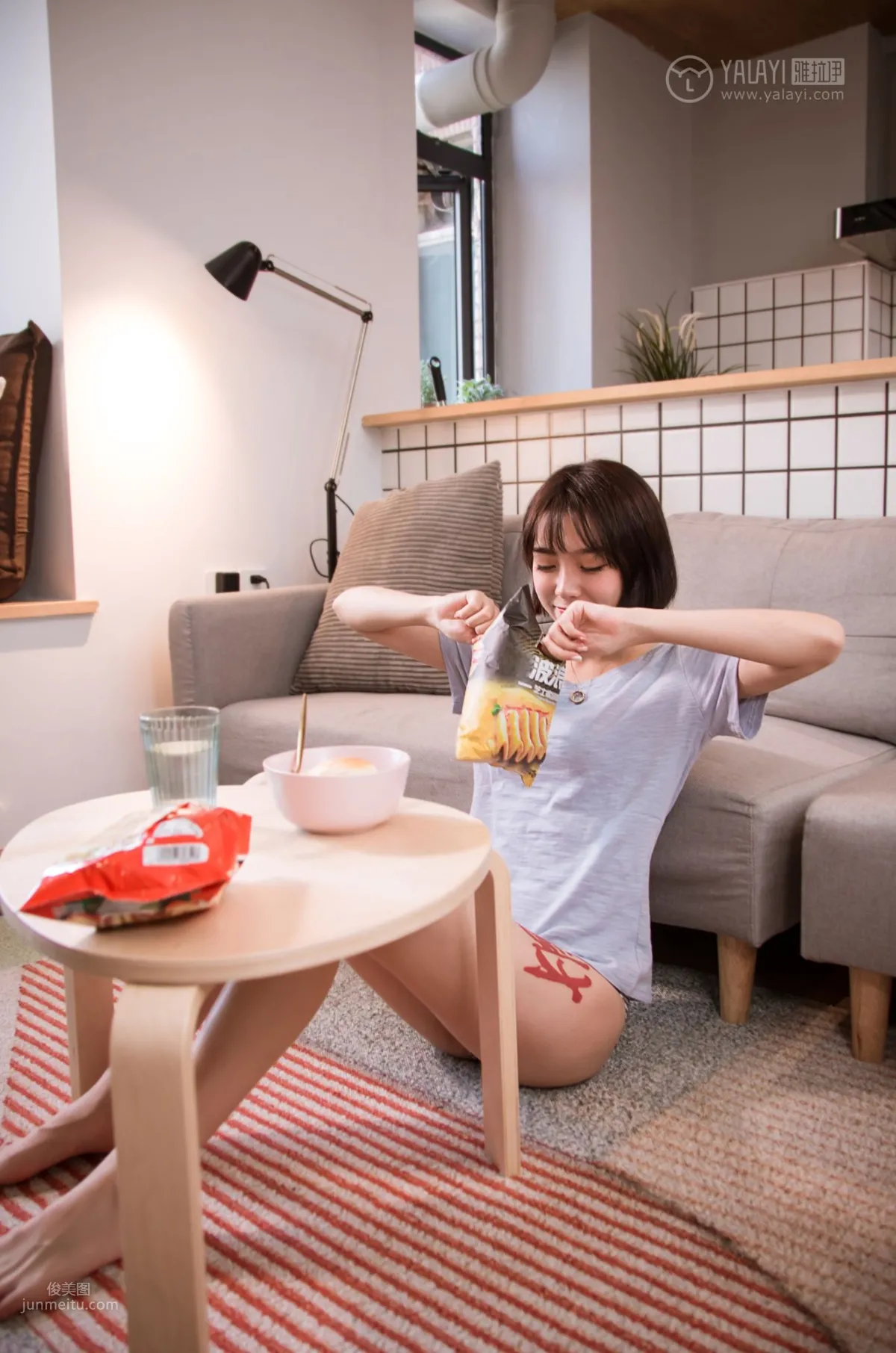 [YALAYI雅拉伊] 2019.04.02 No.232 少女的早餐 小杨_26