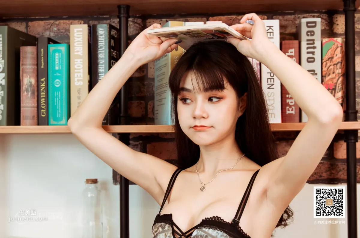 [YALAYI] 2019.08.07 No.362 Library Elf Rong Rong photo 16