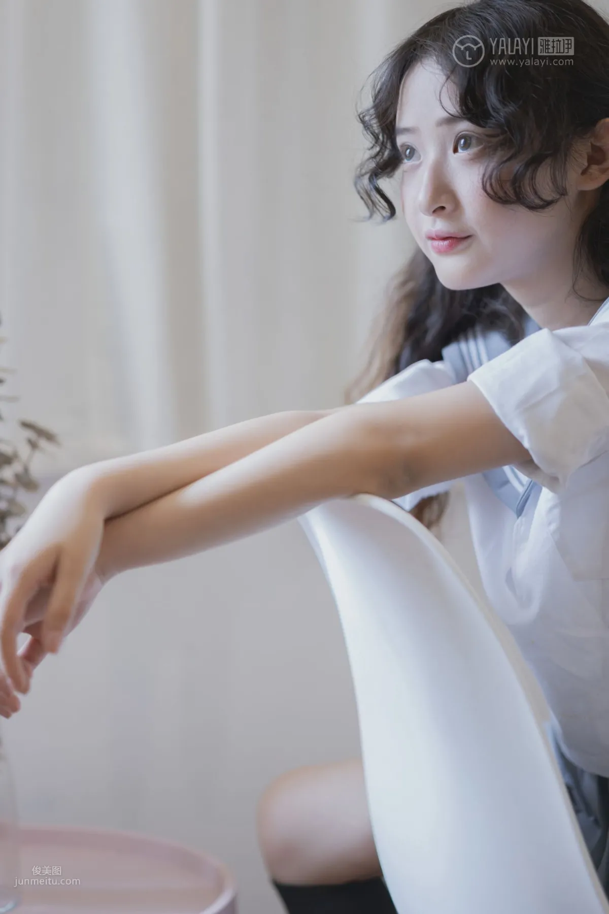 [YALAYI] 2019.07.25 No.349 Pure Schoolgirl Xi Zi photo 57
