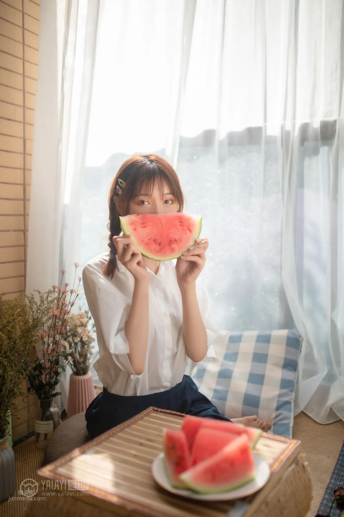 [YALAYI雅拉伊] 2019.08.02 No.357 与她的夏日恋爱 暄暄_3