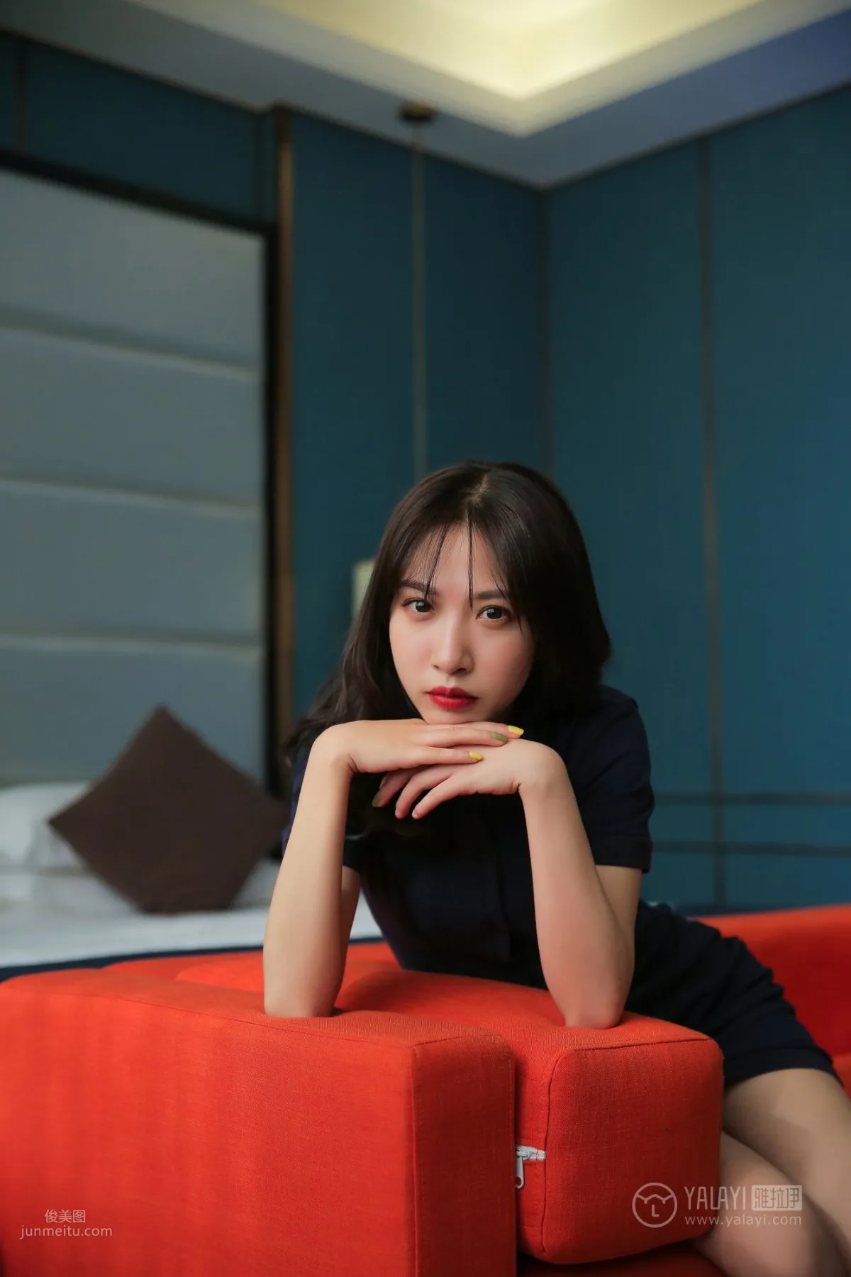 [YALAYI雅拉伊] 2019.06.14 Vol.308 蓝色房子 蓝心_36