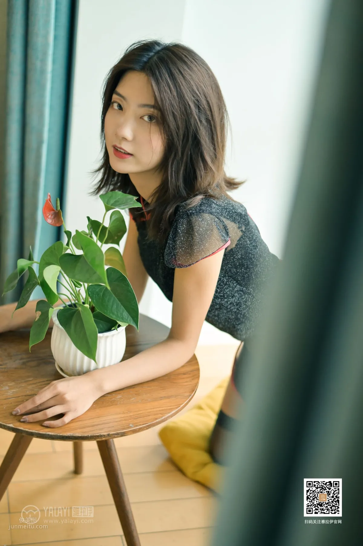 [YALAYI] 2019.08.27 No.382 Music Department Cheongsam Girl Wen Wen photo 8