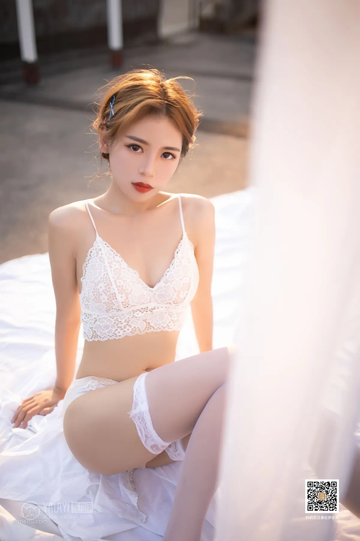 [YALAYI] 2019.08.17 Vol.378 Silk Words on the Rooftop photo 40