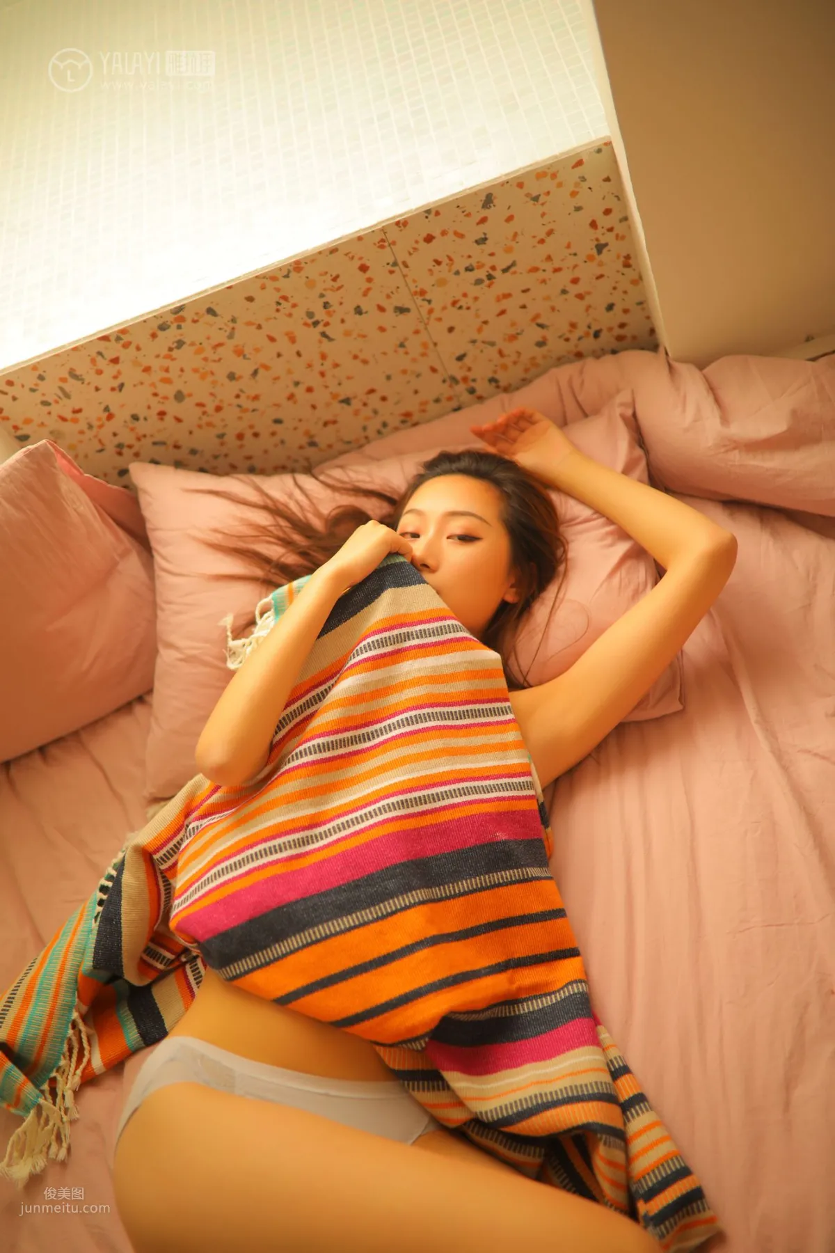 [YALAYI] 2019.07.21 Vol.345 Lazy Double Bed Xiao Qi photo 36