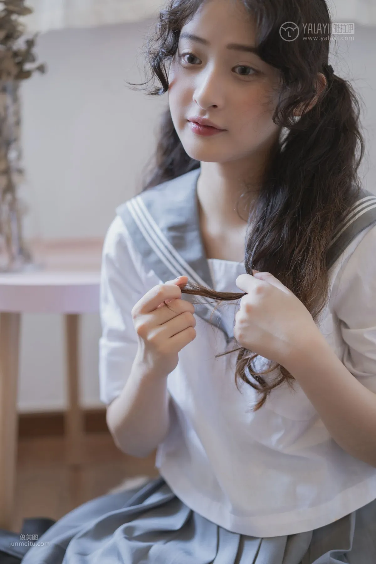 [YALAYI] 2019.07.25 No.349 Pure Schoolgirl Xi Zi photo 35