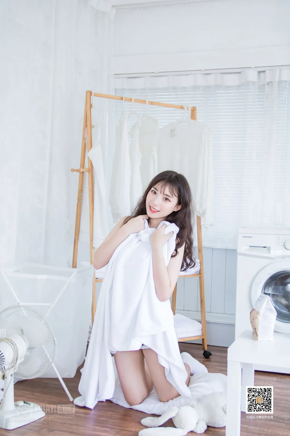 [YALAYI] 2019.08.14 No.369 A Pair of White Socks A Cheng photo 41