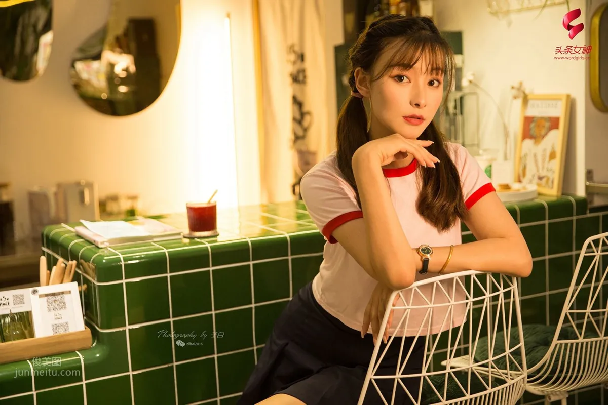 [TouTiao Goddess] 2019.09.07 Little Princess of the Milk Tea Shop, Feiya photo 6