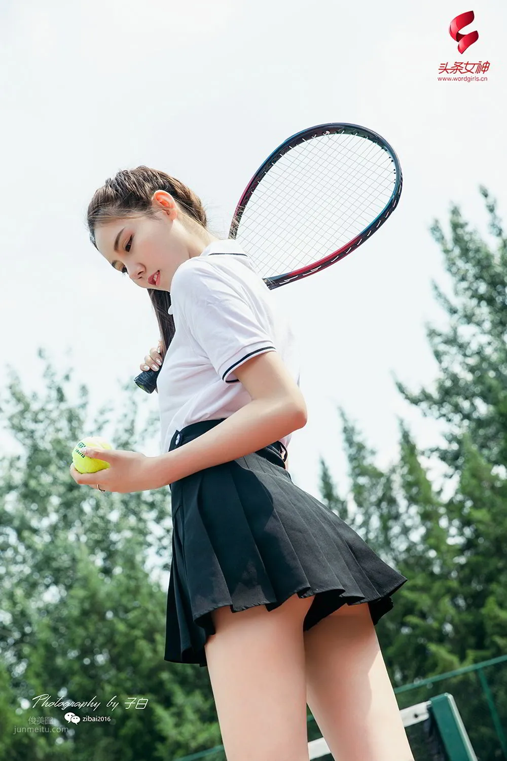 [TouTiao頭條女神] 2019.07.13 我是網球美少女 莎倫 9