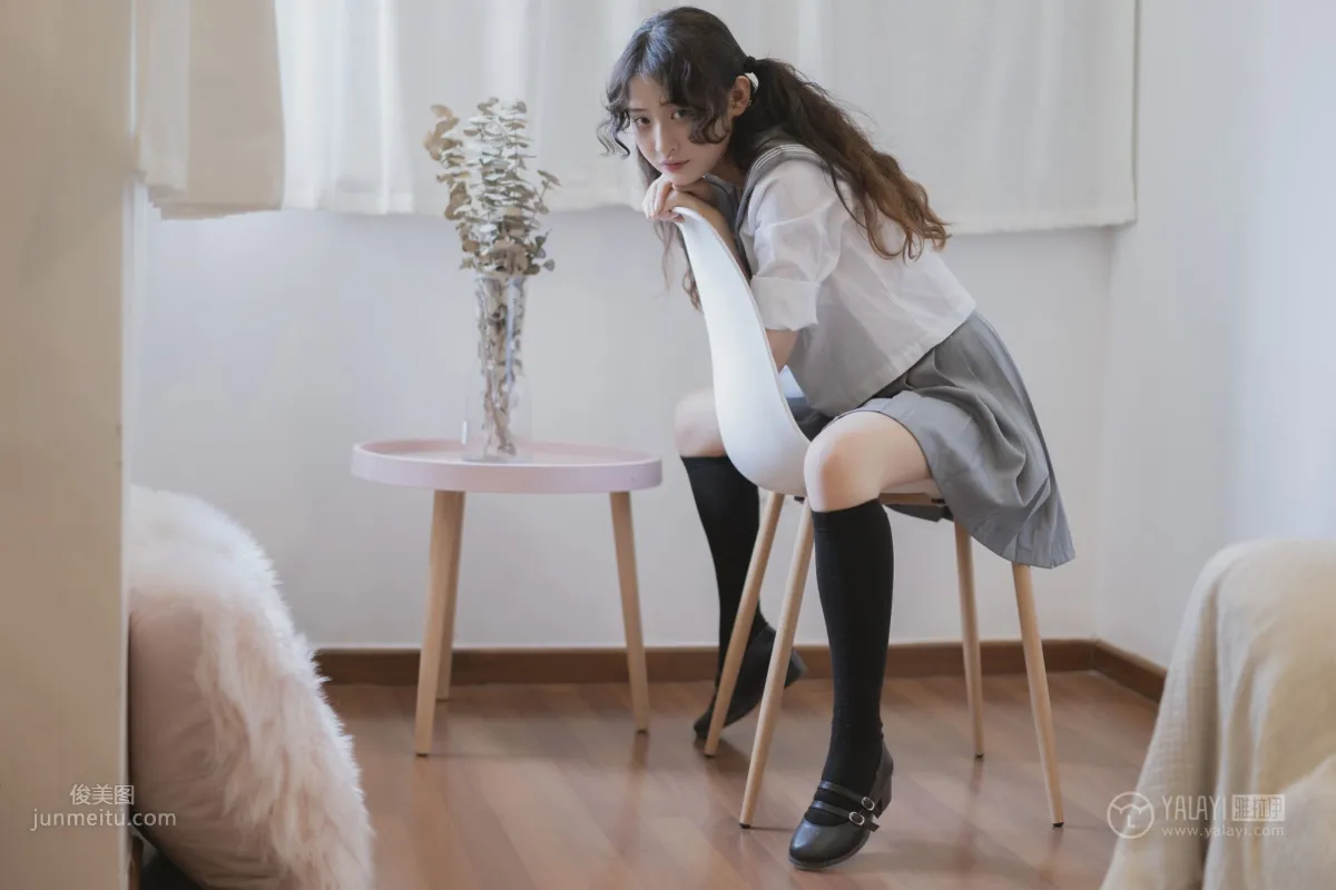 [YALAYI] 2019.07.25 No.349 Pure Schoolgirl Xi Zi photo 60