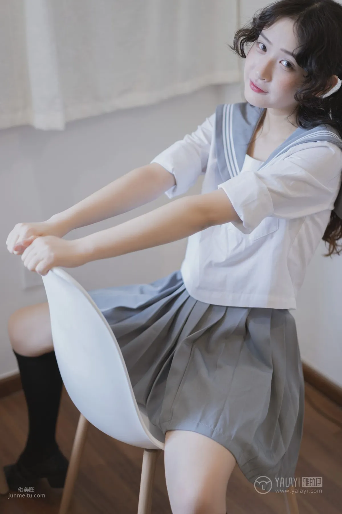 [YALAYI] 2019.07.25 No.349 Pure Schoolgirl Xi Zi photo 55