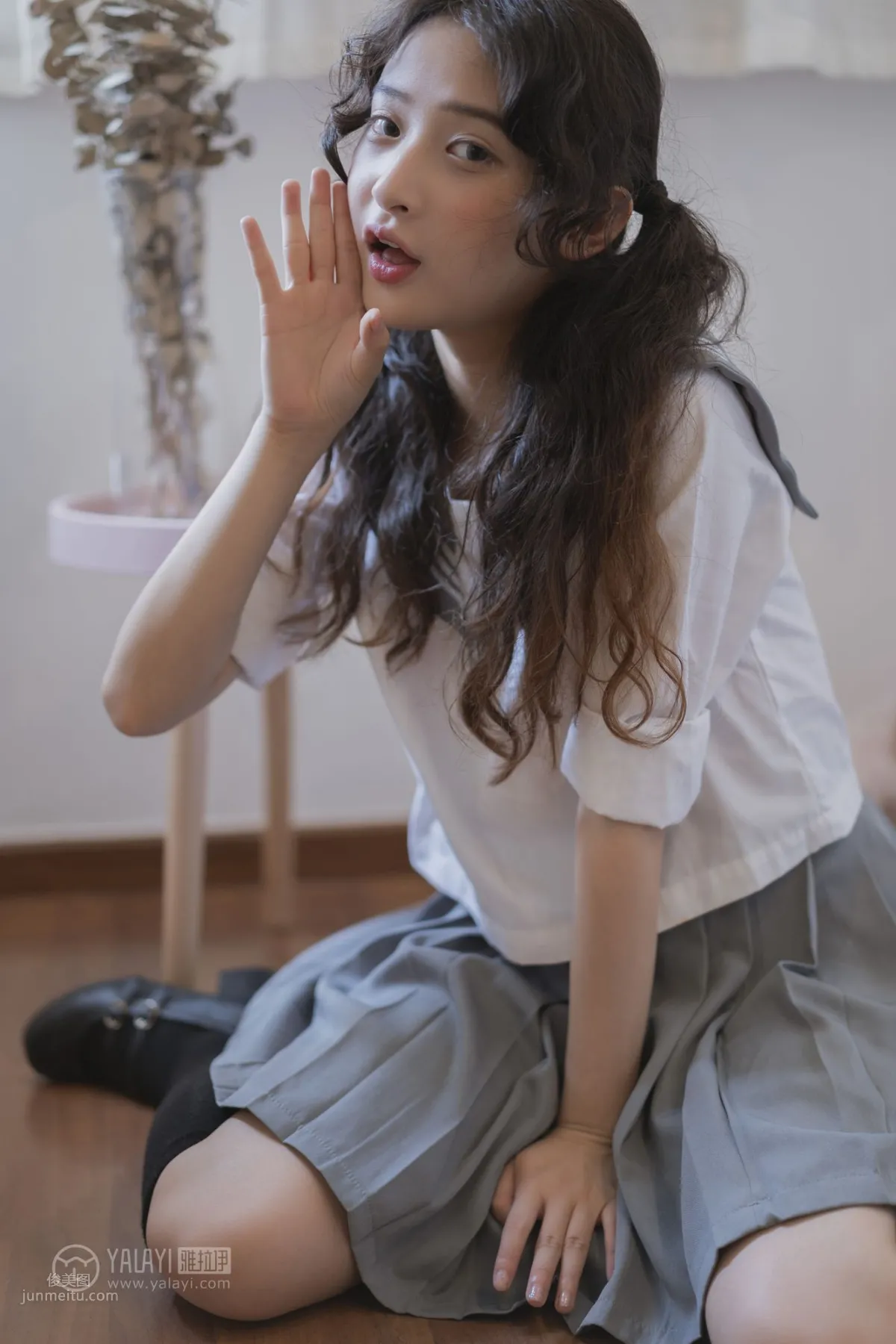 [YALAYI] 2019.07.25 No.349 Pure Schoolgirl Xi Zi photo 28