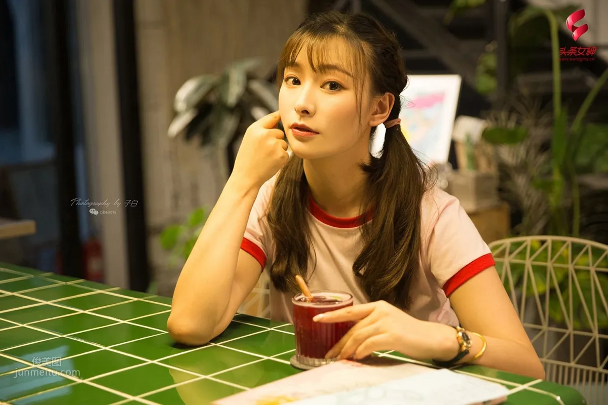 [TouTiao Goddess] 2019.09.07 Little Princess of the Milk Tea Shop, Feiya photo 5