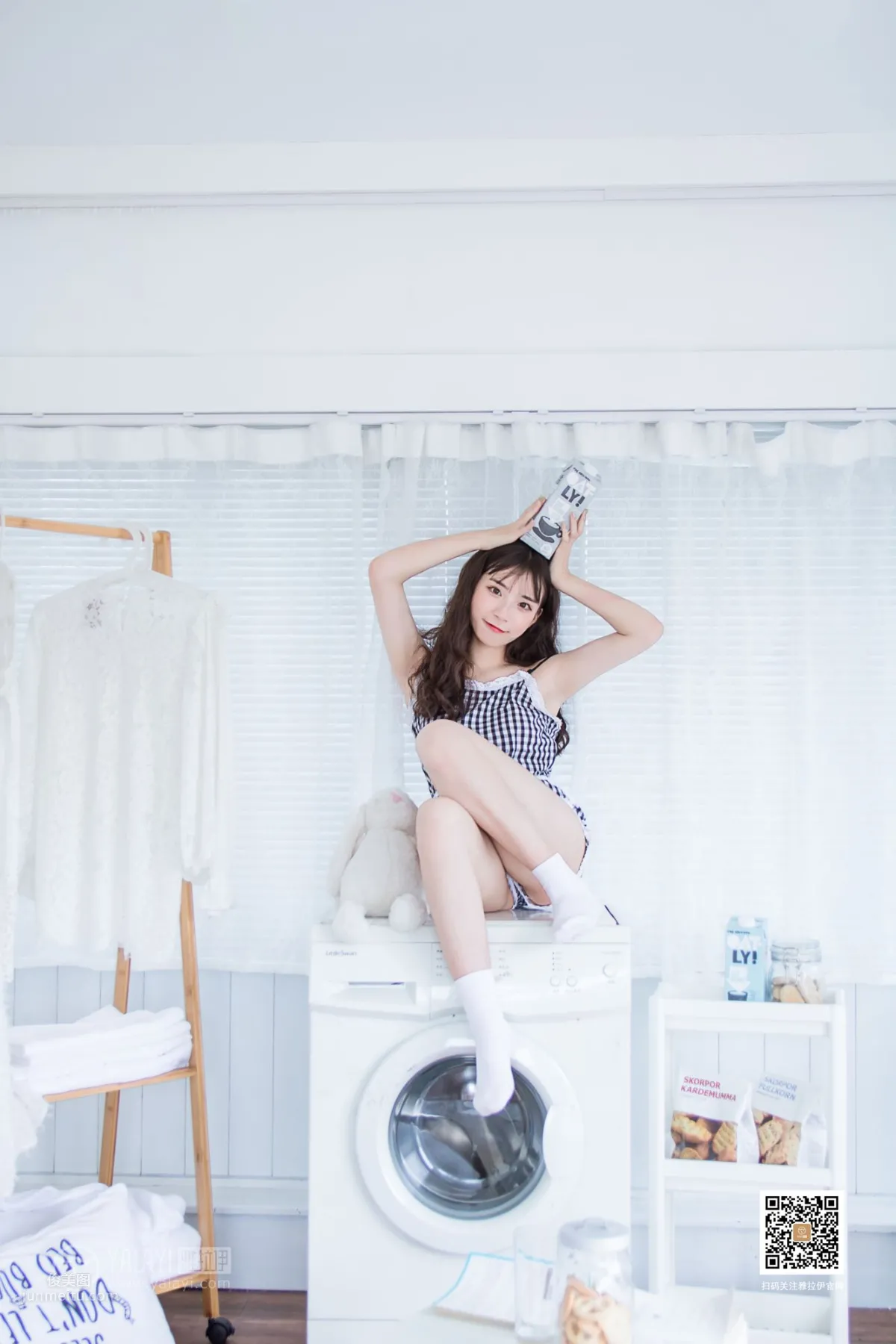 [YALAYI] 2019.08.14 No.369 A Pair of White Socks A Cheng photo 13