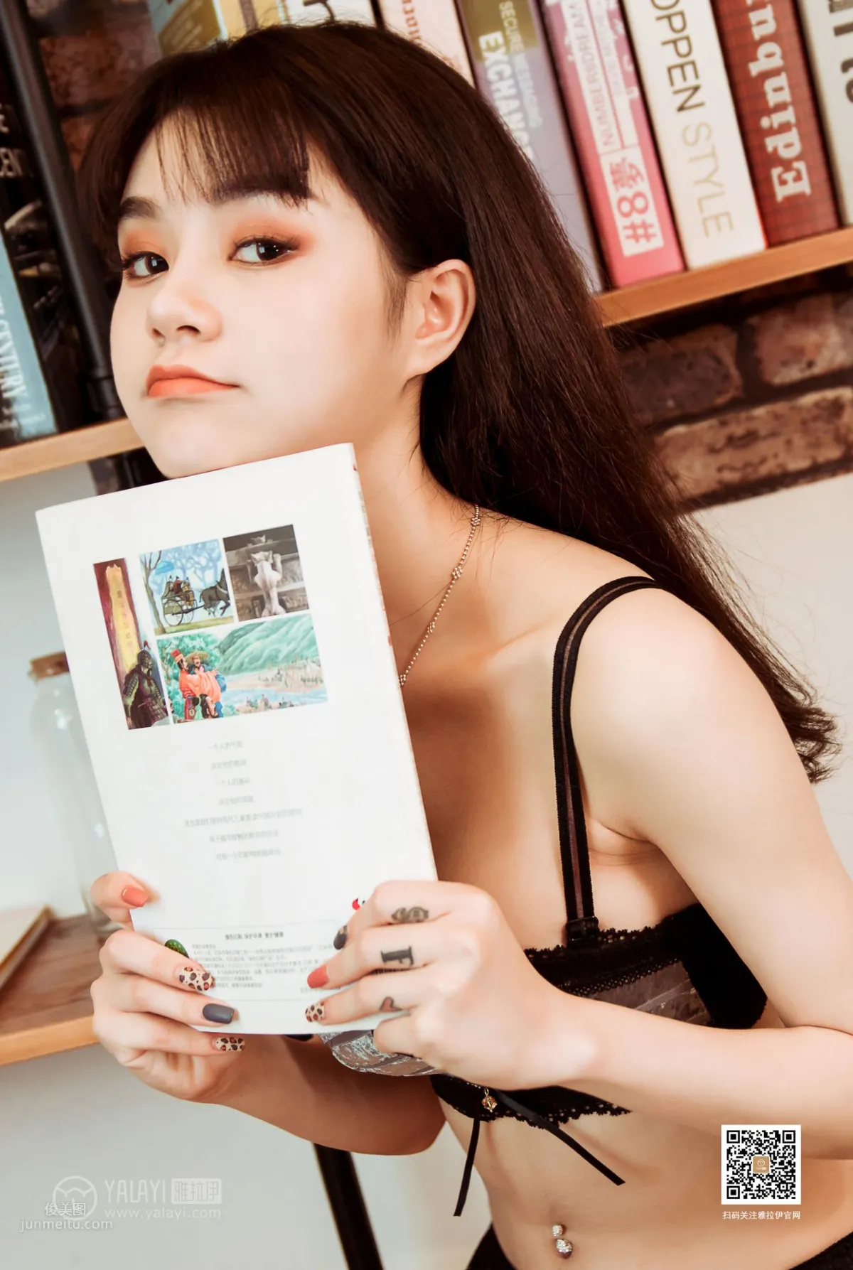 [YALAYI] 2019.08.07 No.362 Library Elf Rong Rong photo 12