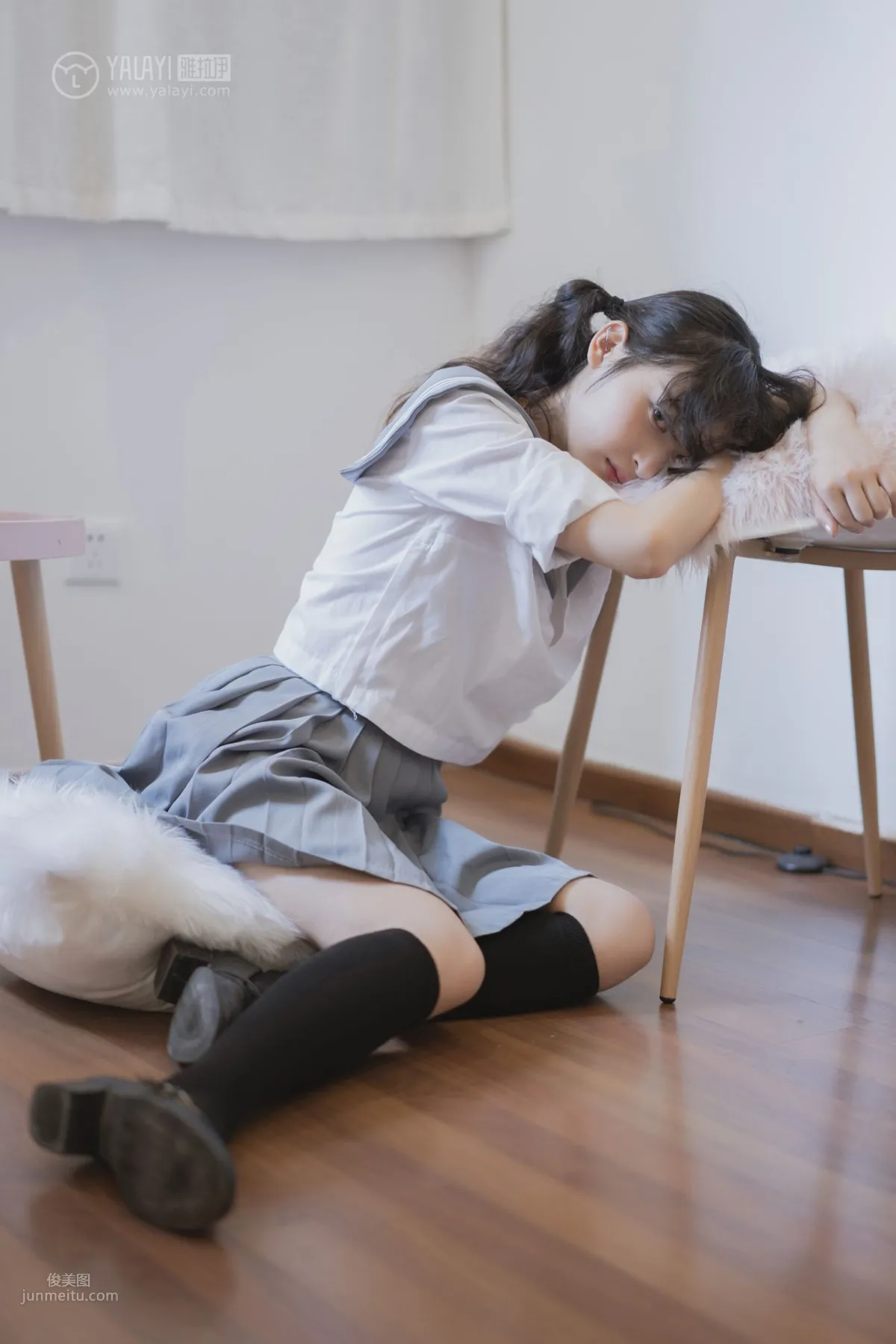 [YALAYI] 2019.07.25 No.349 Pure Schoolgirl Xi Zi photo 54