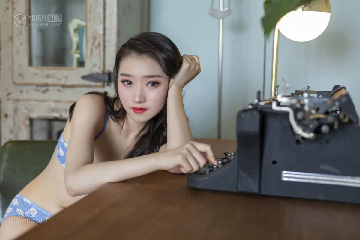 [YALAYI雅拉伊] 2019.07.19 No.343 蓝色情书 心怡_4
