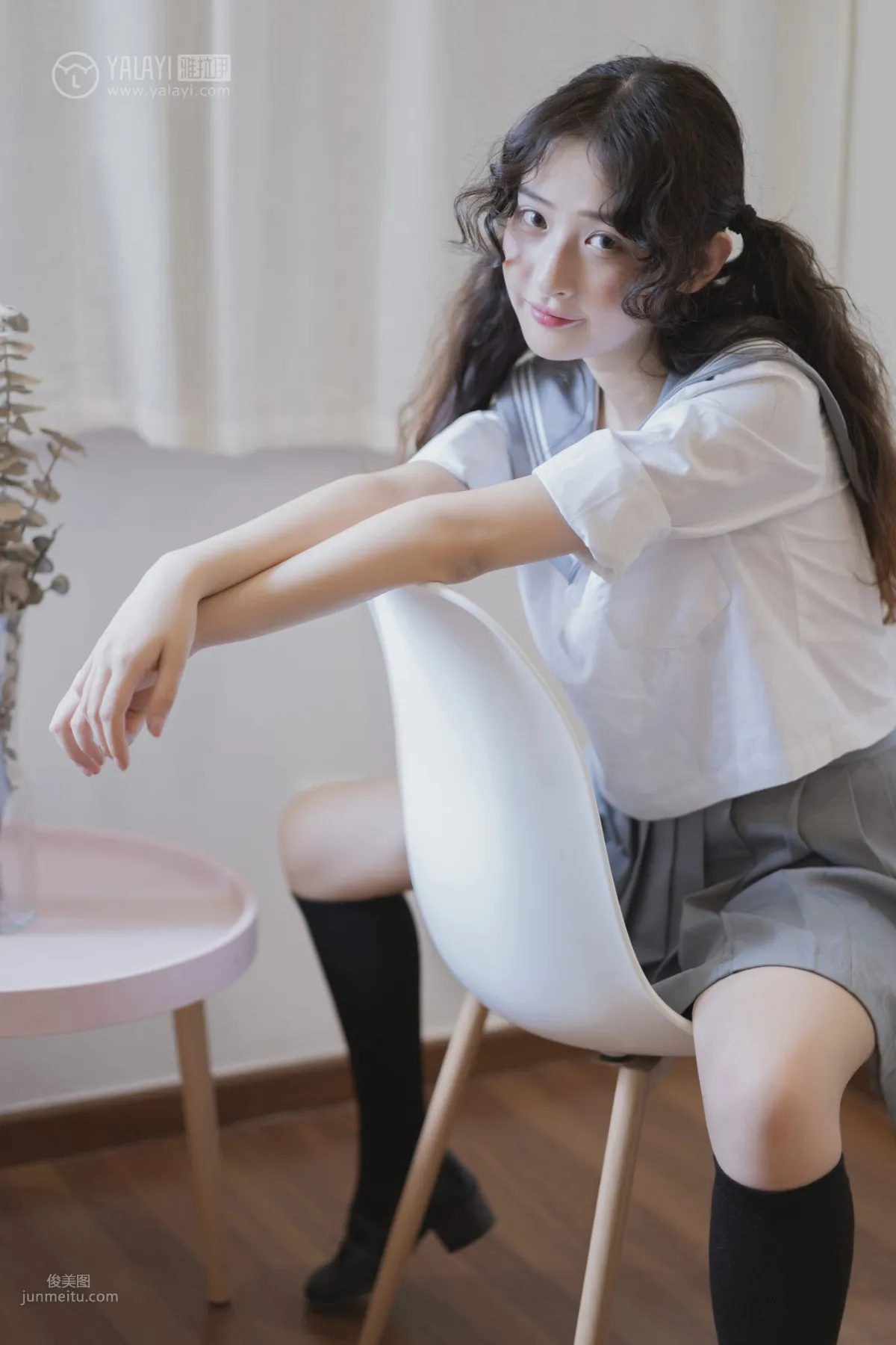 [YALAYI] 2019.07.25 No.349 Pure Schoolgirl Xi Zi photo 58