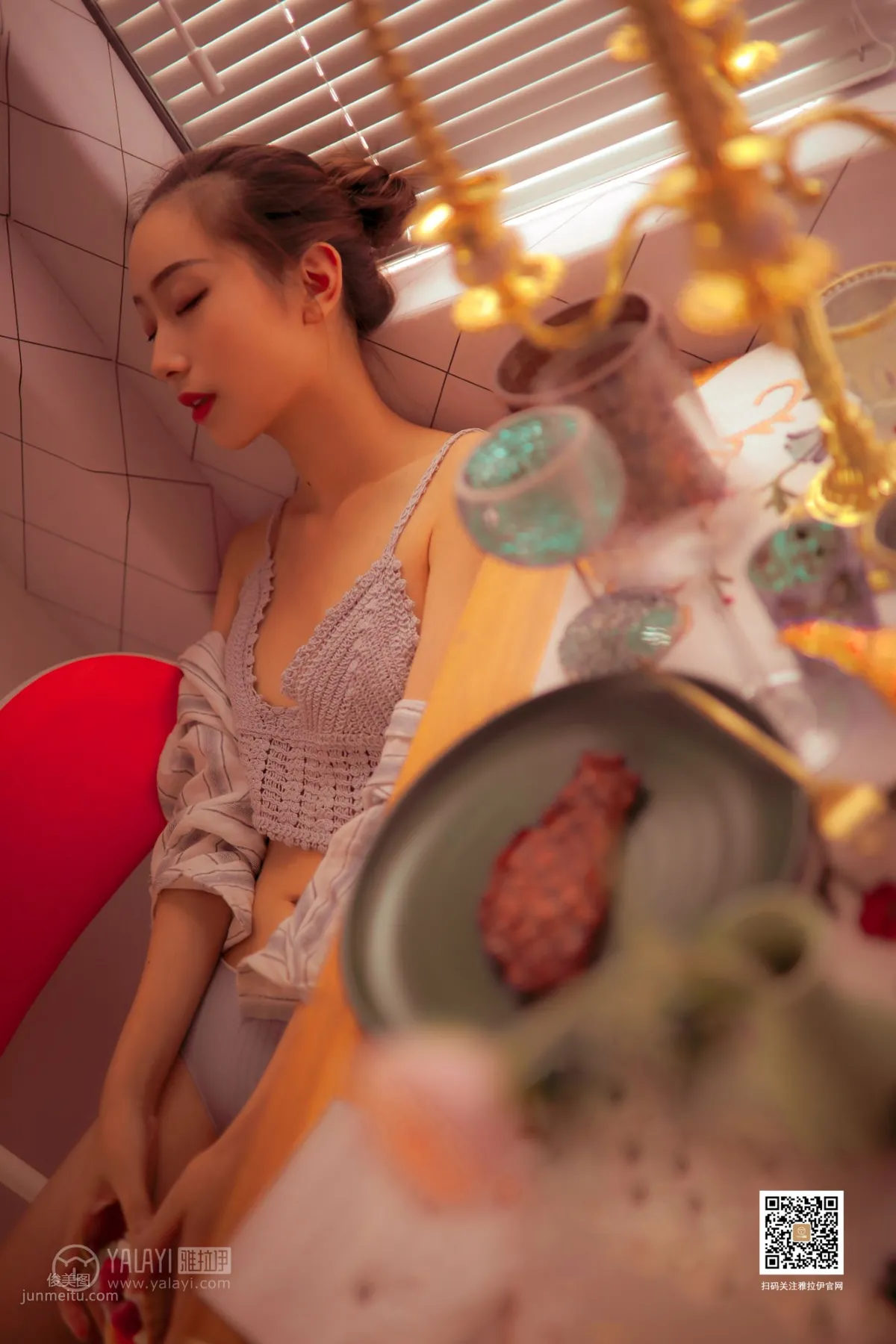 [YALAYI] 2019.08.10 Vol.365 Hard to Escape the Trap of Love, Xiao Qi photo 18