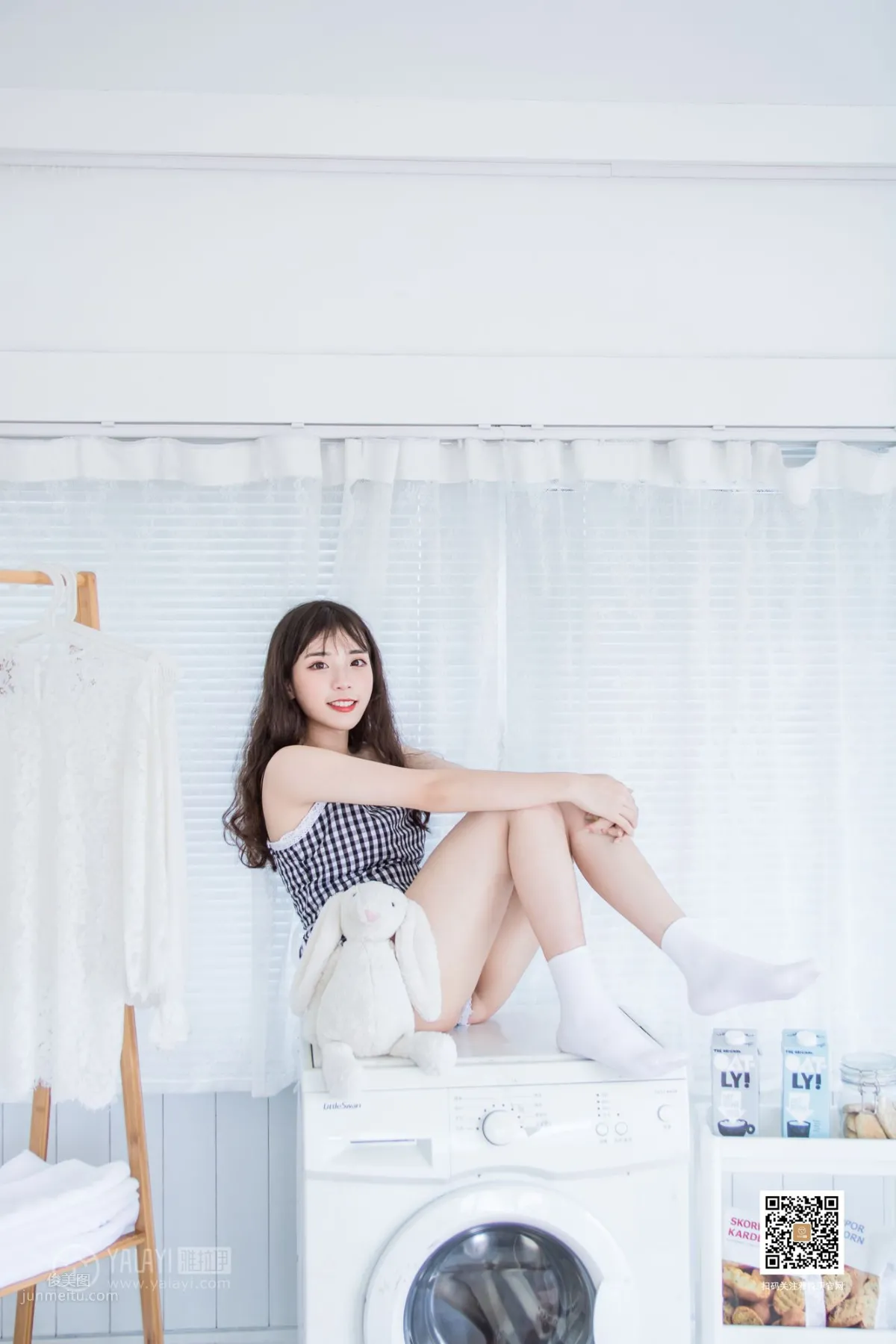 [YALAYI] 2019.08.14 No.369 A Pair of White Socks A Cheng photo 19