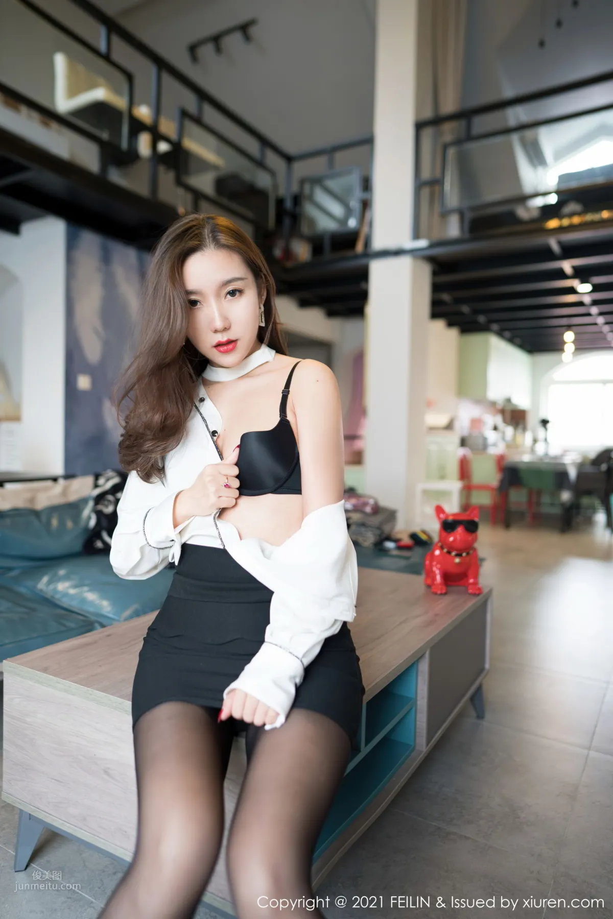 [FeiLin] 2021.01.13 No.367 Ai Jingxiang photo 14