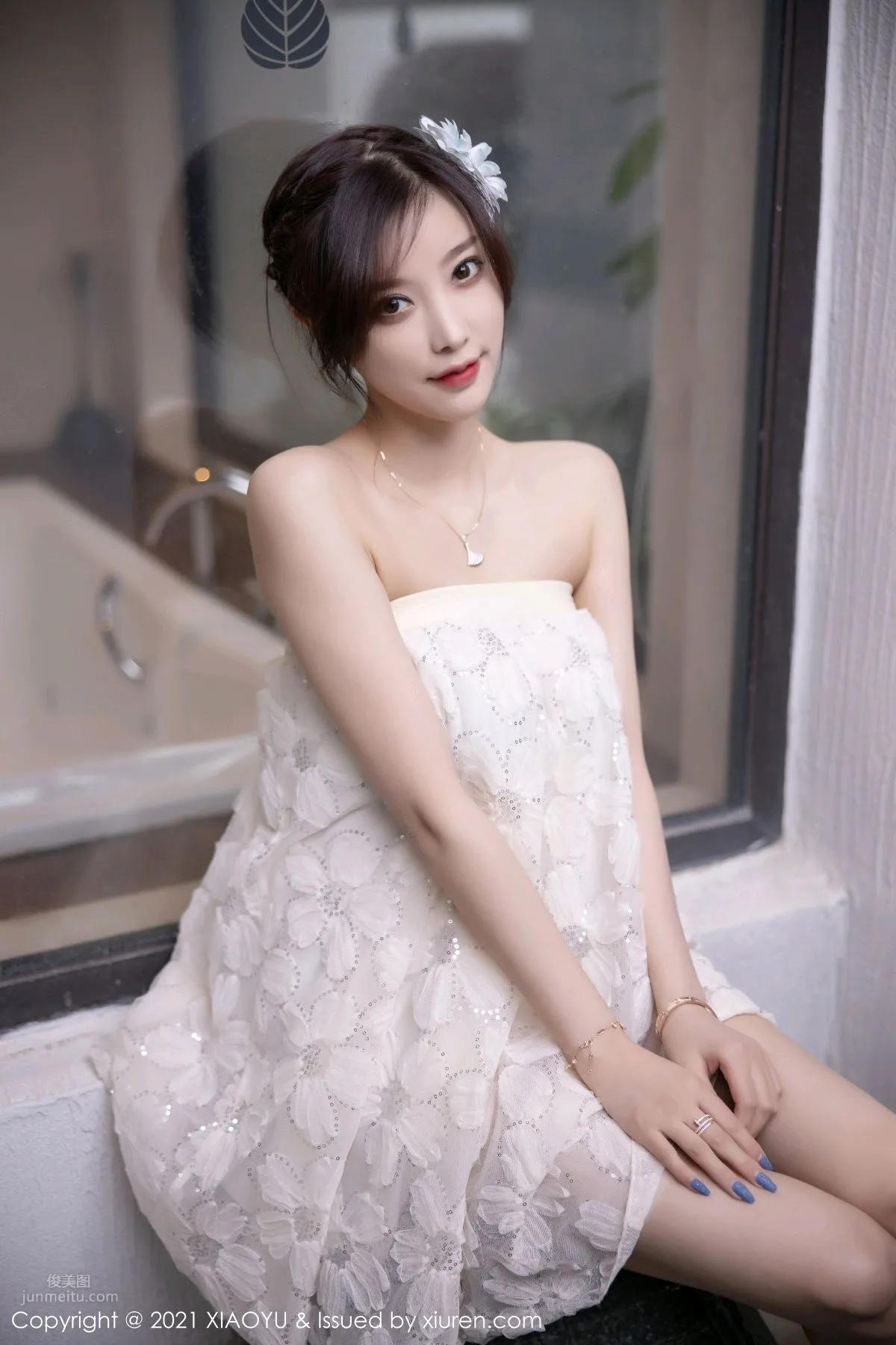[XIAOYU] 2021.05.14 VOL.528 杨晨晨Yome 花瓣浴_3