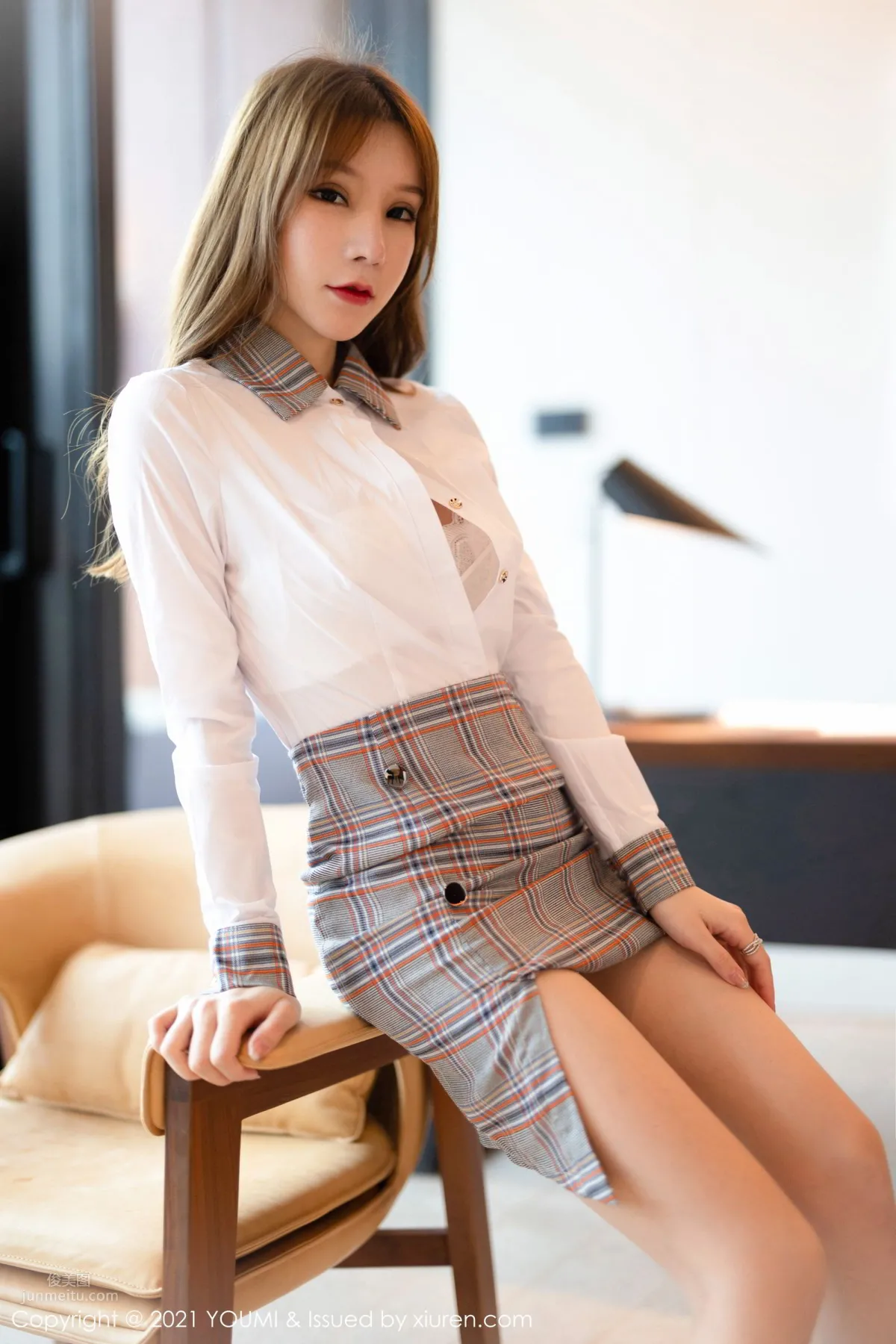 [YOUMI] 2021.03.24 VOL.620 Zhou Yuxi Sandy photo 11