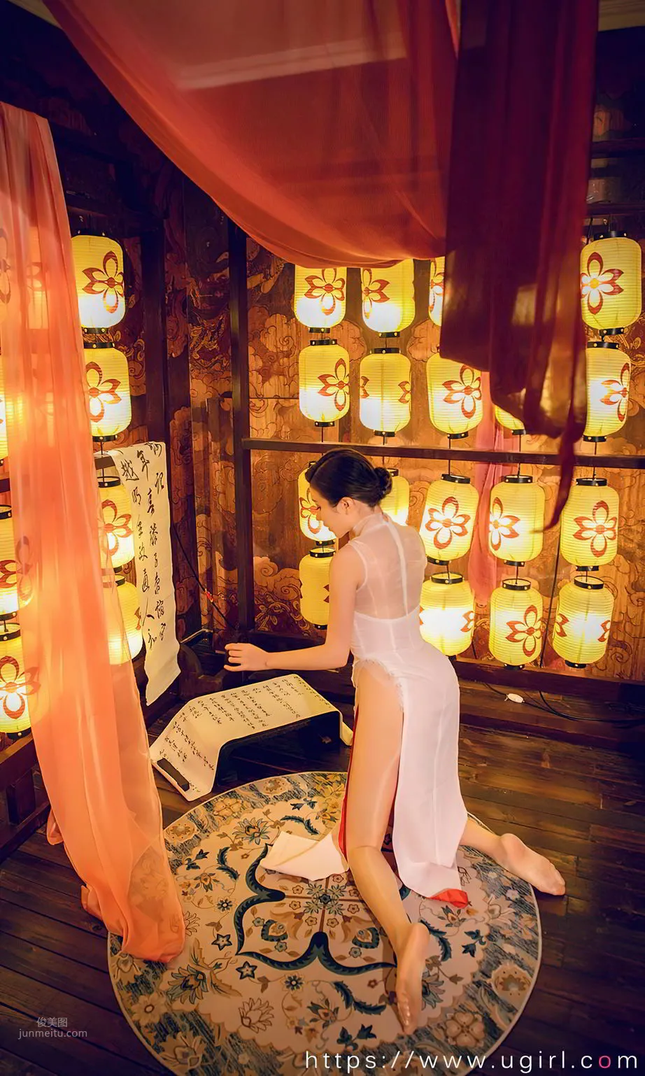 National Style Beauty Nixiaoyao, Ink Text Plaything Beauty [YouMei] photo 9