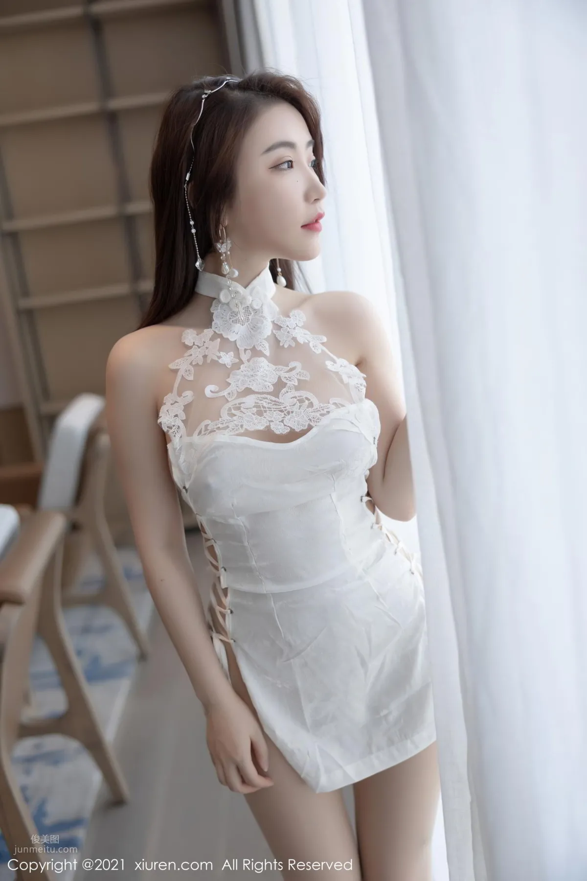 Otaku Goddess Fei Yueying, Modern Qipao Accents Perfection photo 16