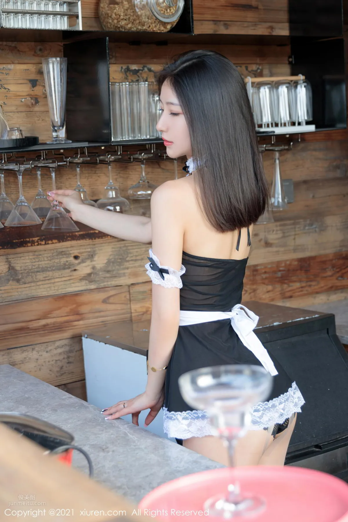 新晉女神熊小諾 居家蕾絲女仆 2