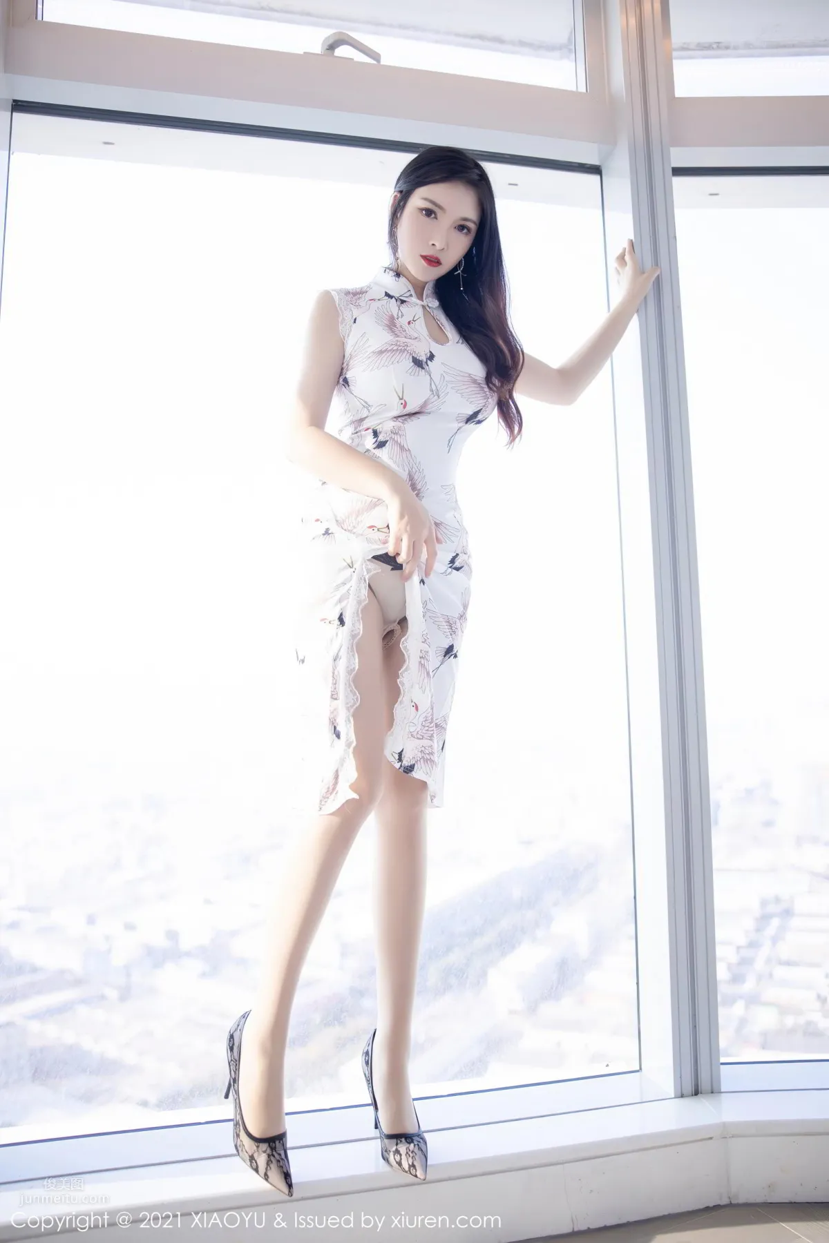 轻熟美女乔漫妮 浪漫的韵味旗袍_2
