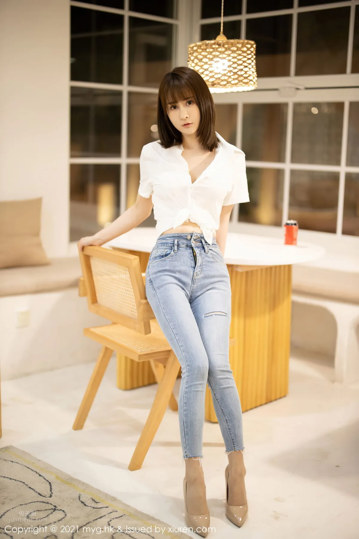 Cai Wenyu Jiangsu-Zhejiang-Shanghai Travel Shoot, Classic White Shirt and Jeans photo 29