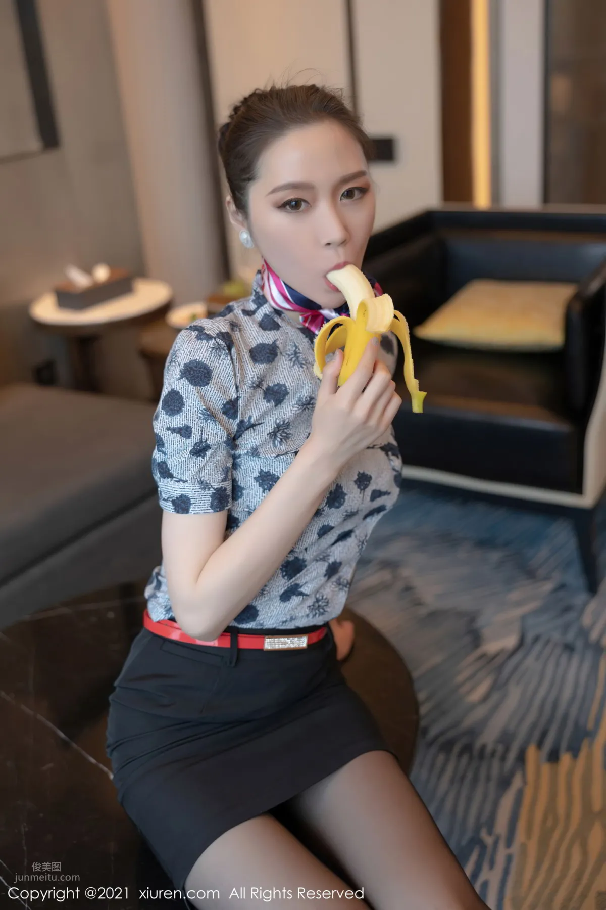 Flight Attendant Goddess Meng Xinyue, The Envy of Countless Men photo 12