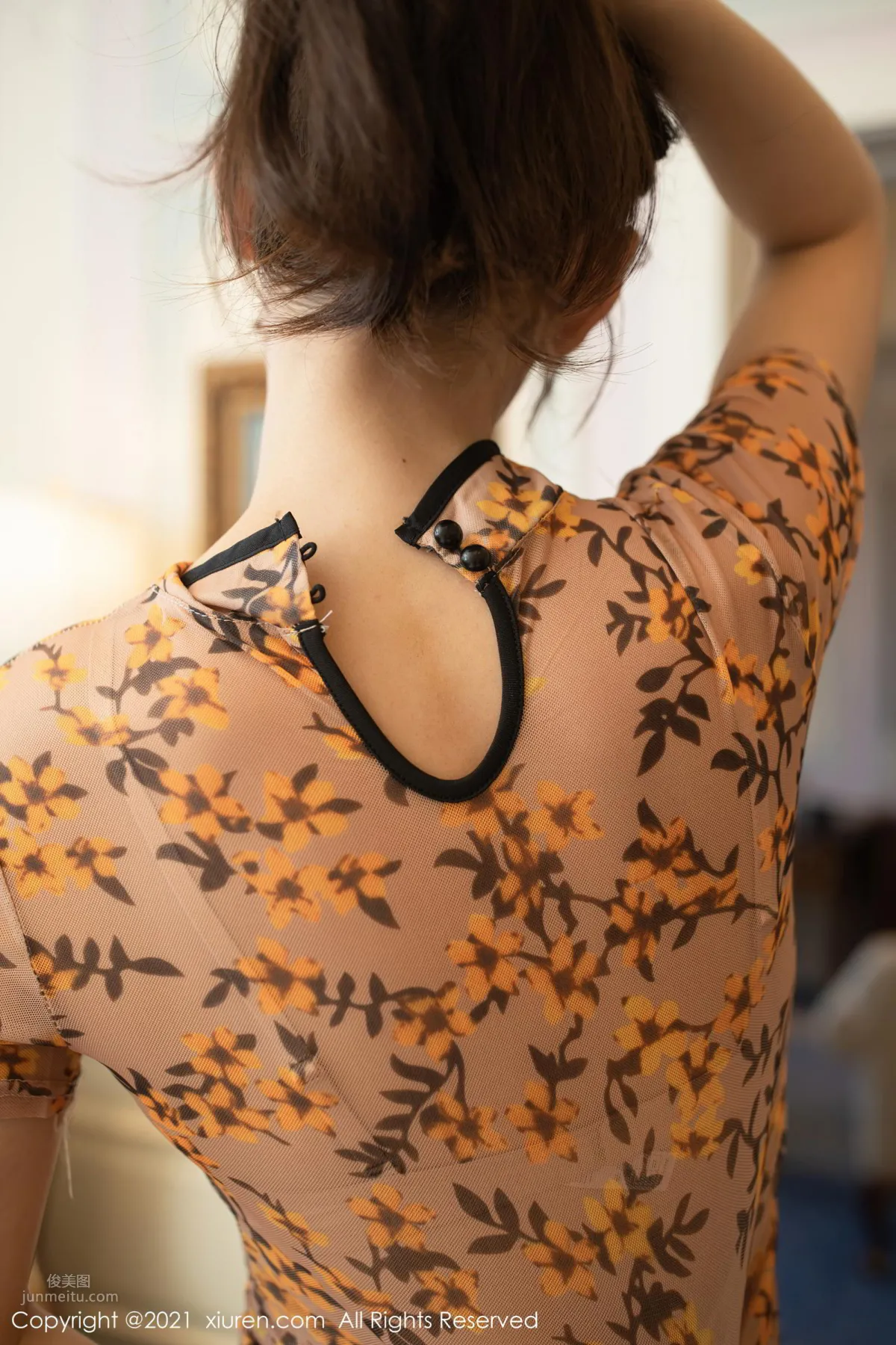 Goddess of Homebodies Tang Anqi, Classical Romantic Charm Qipao photo 28