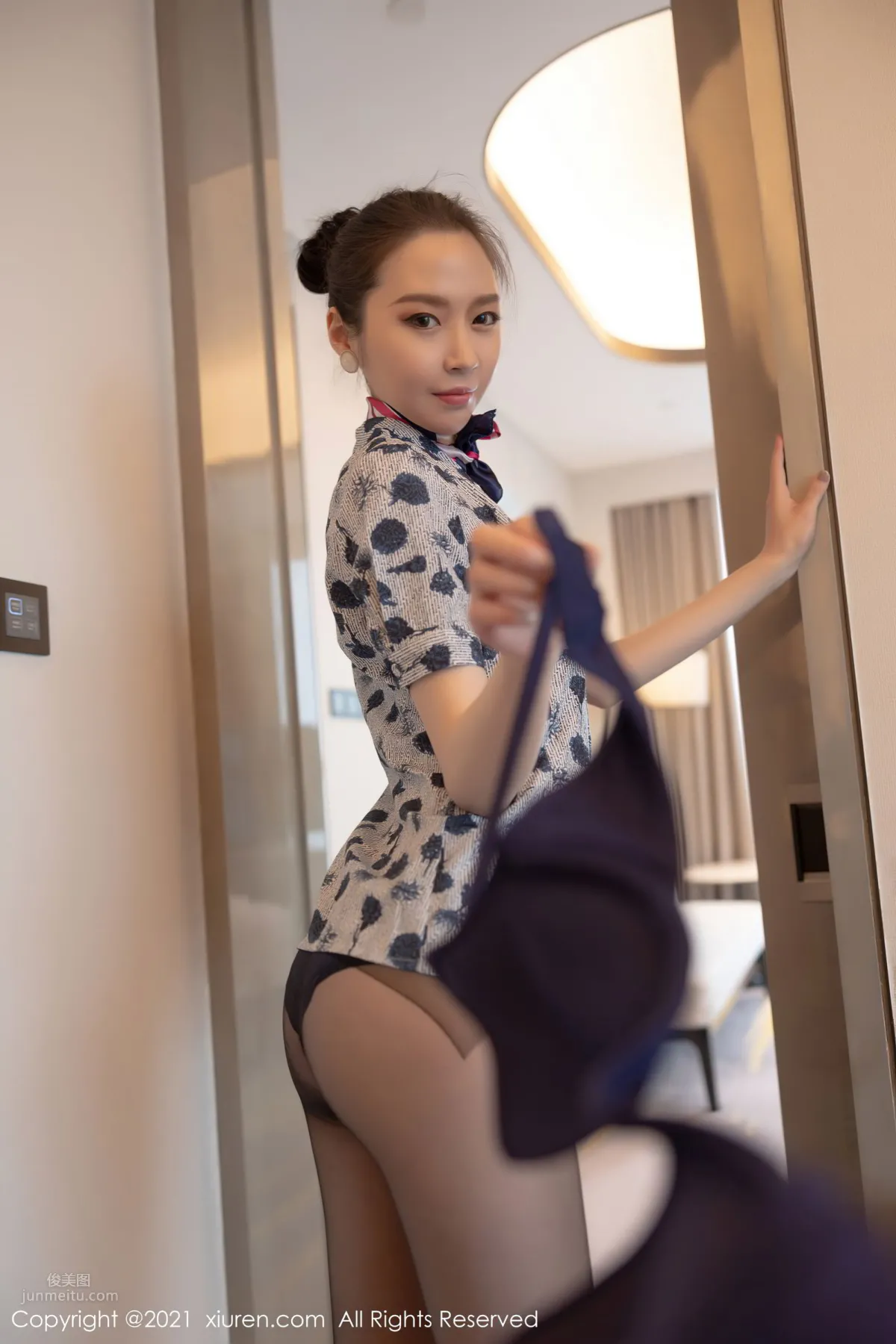 Flight Attendant Goddess Meng Xinyue, The Envy of Countless Men photo 30