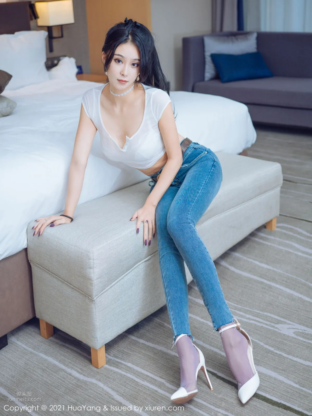 [HuaYang] 2021.05.20 VOL.405 藍夏Akasha 2