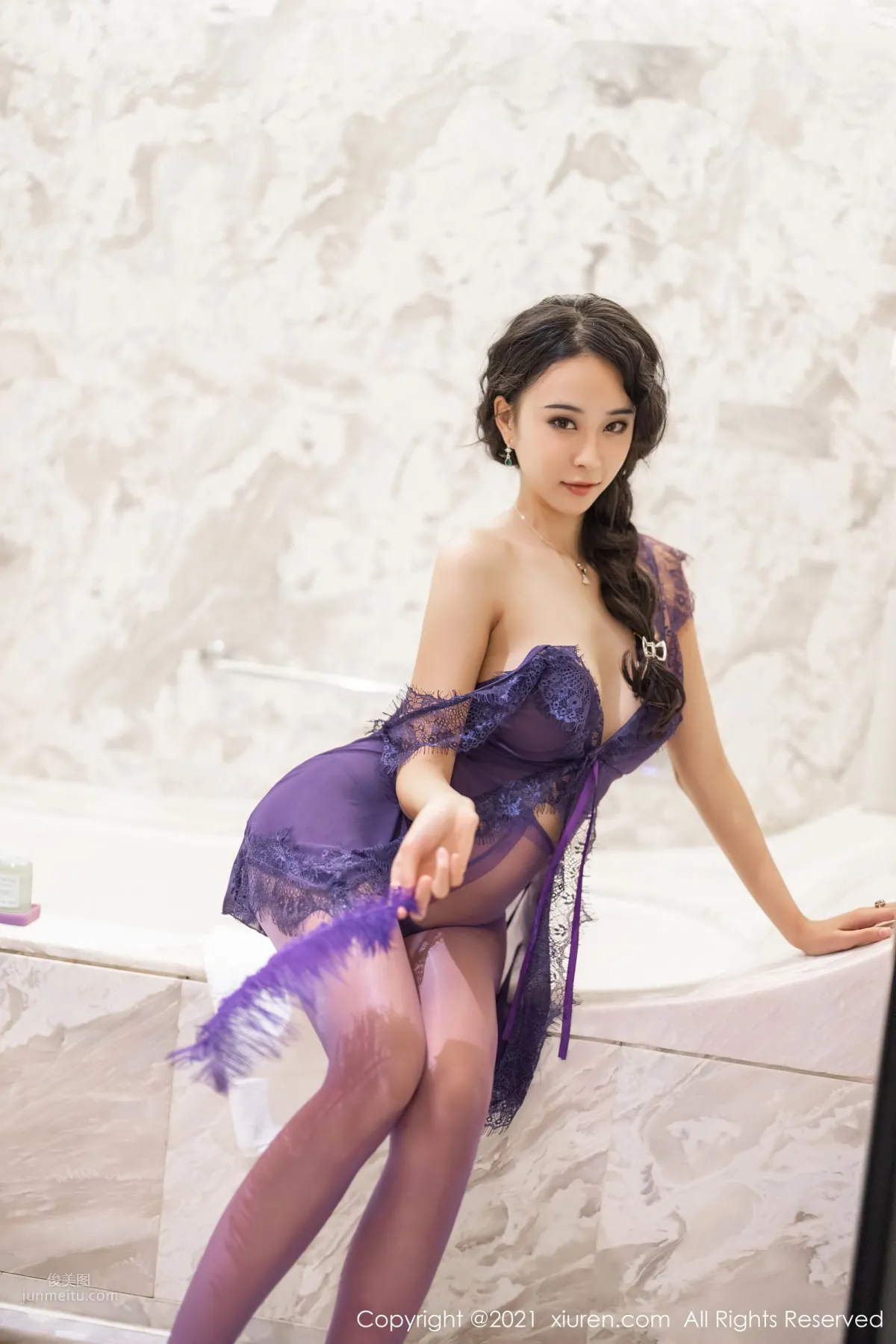 [XiuRen] 2021.06.17 VOL.3555 藍夏Akasha 9