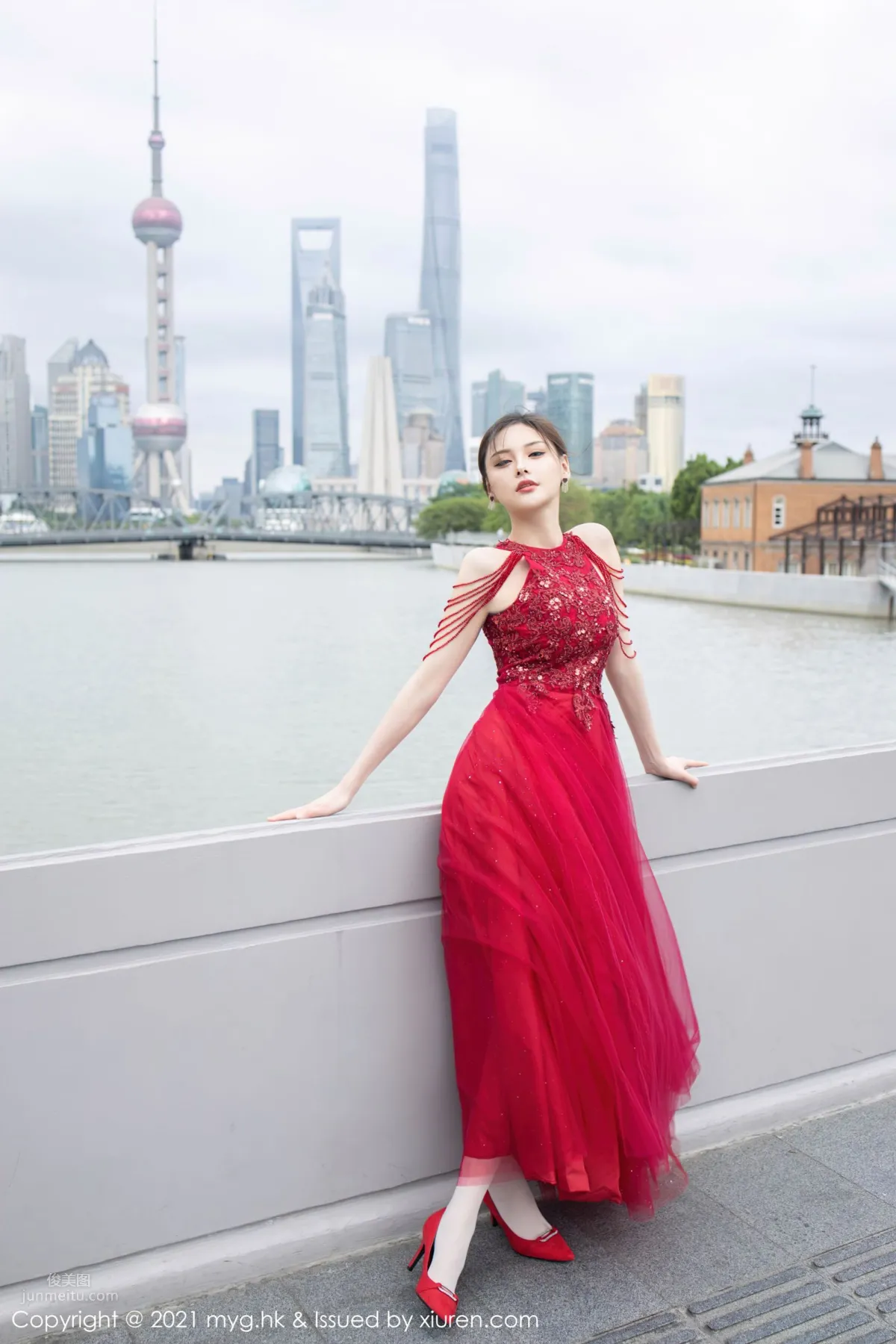 紅裙女神小夕juju 讓人心神俱醉 2