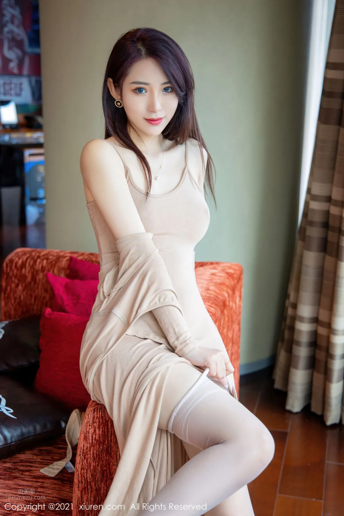 骨感女神周慕汐baby 清秀面容婀娜長裙 32