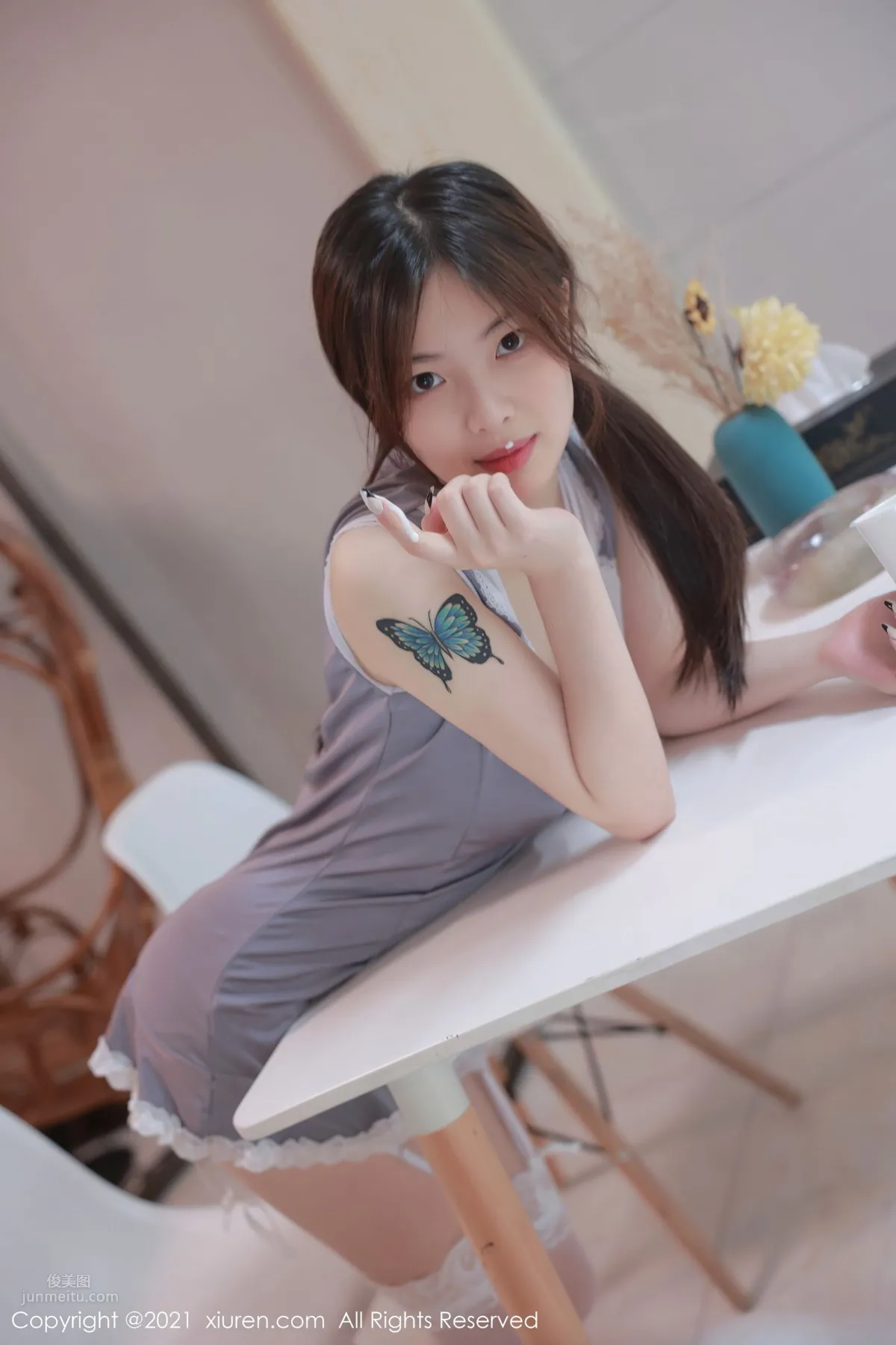清新美女明日花桃桃 溫柔可人的小女仆 10