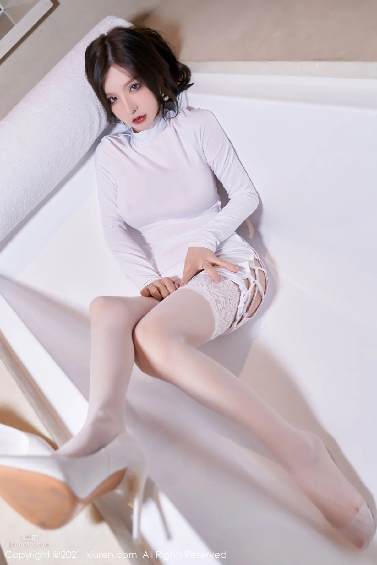 Home Goddess Zhou Yuxi, Blooming Fully in the Bathroom photo 37