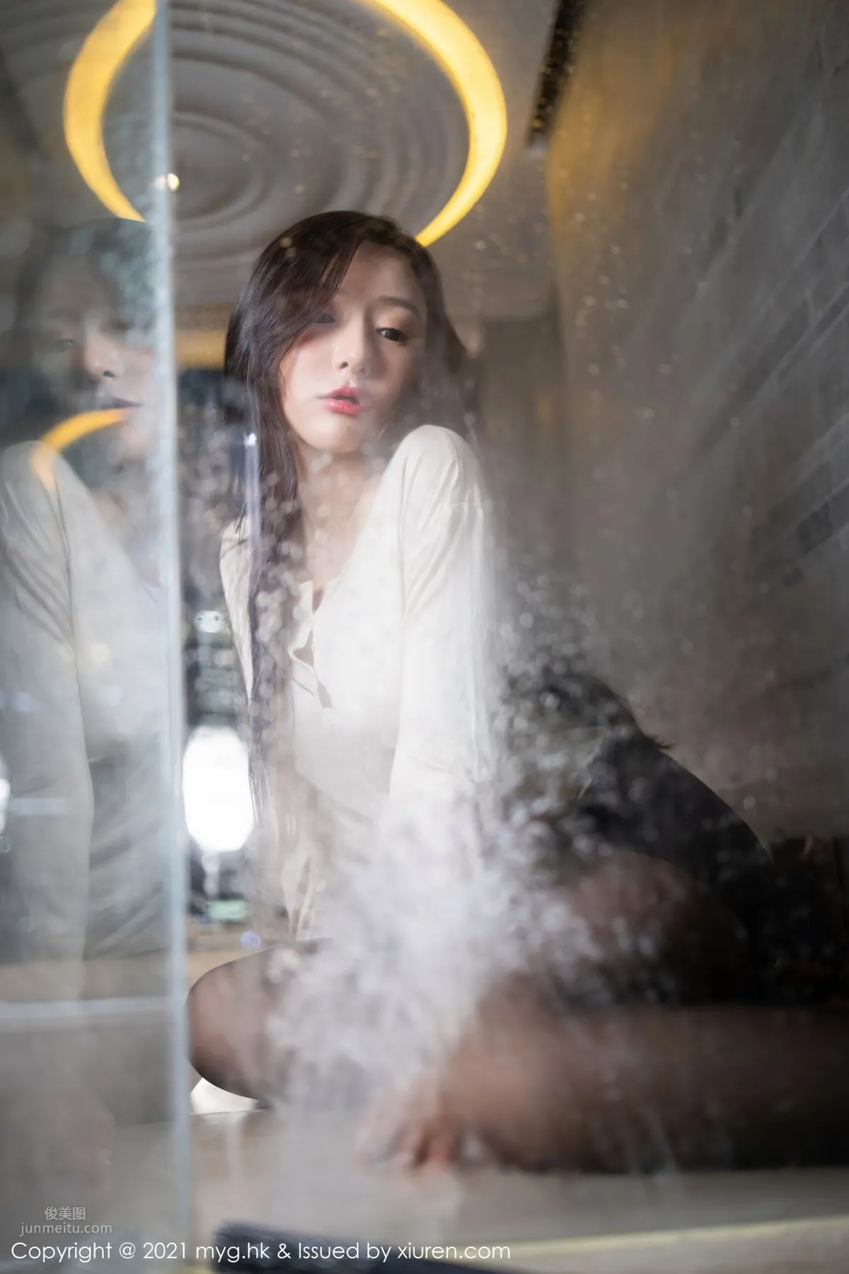 Wet Goddess Yanni Wang, Bathroom Petal Bath Series photo 34