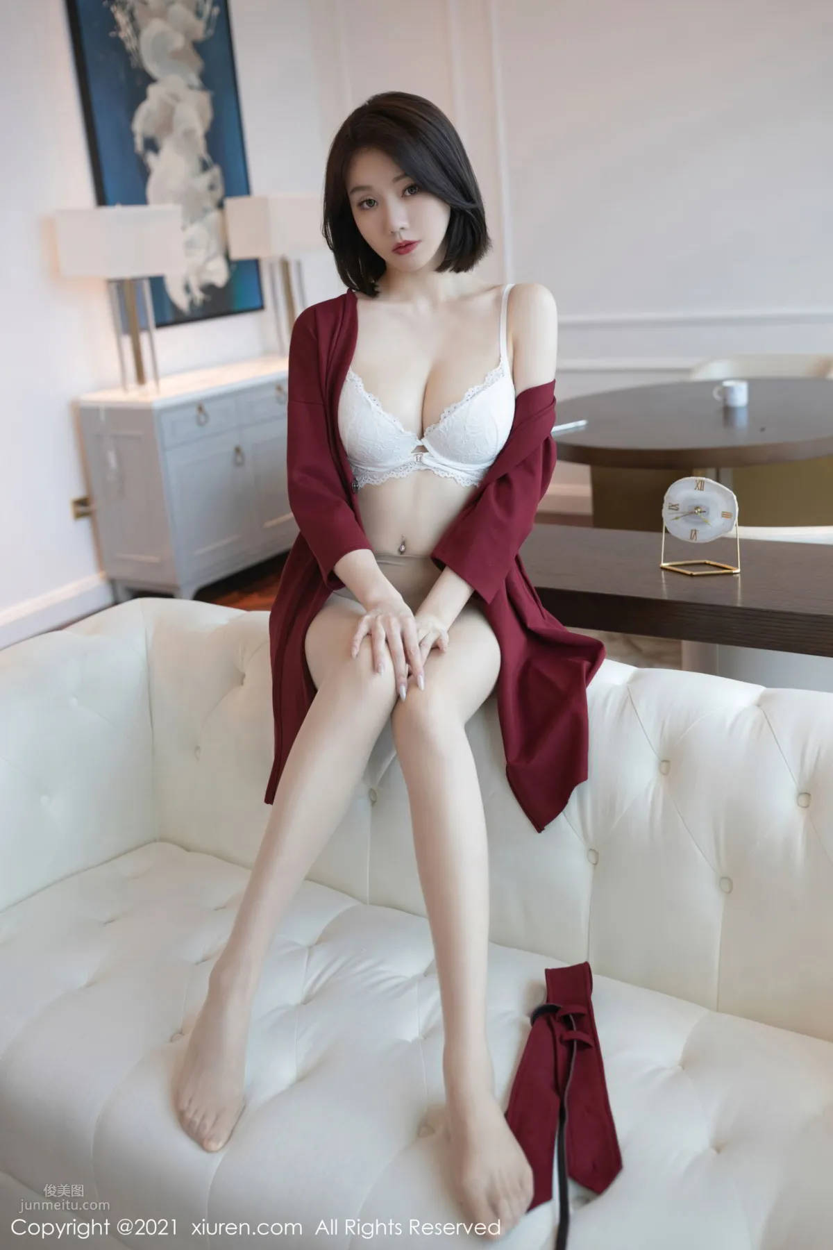 Red Dress Goddess Anran Maleah, the Aura of a Wife Comes Naturally photo 40