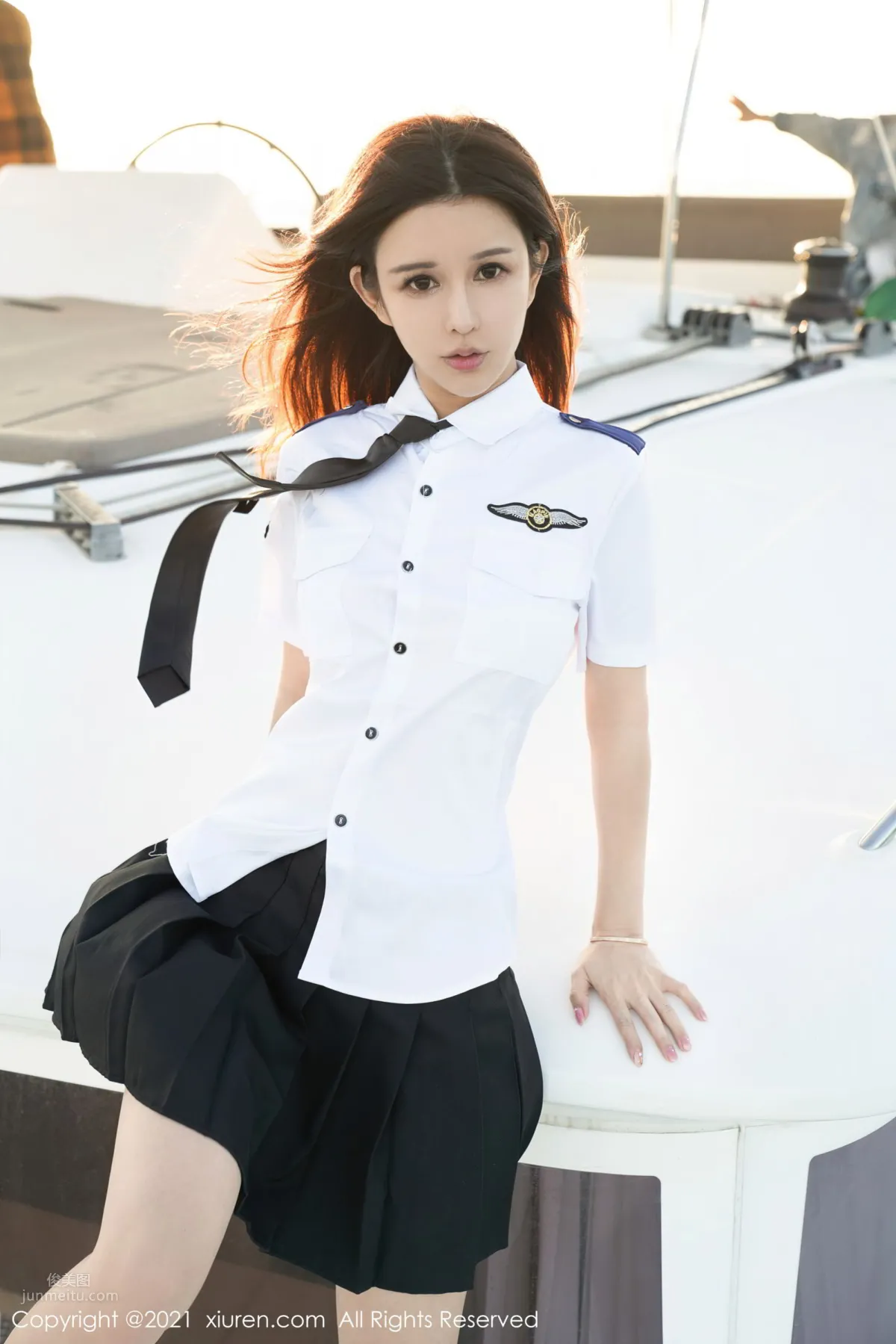 萌漢藥與張雨萌 海上遊艇制服系列 42