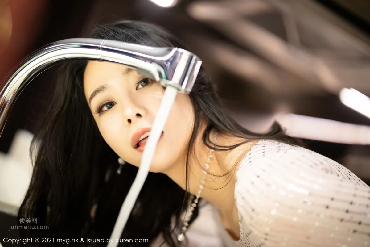 Girl Lan Xia Akasha, Dazzling White Clothing photo 8